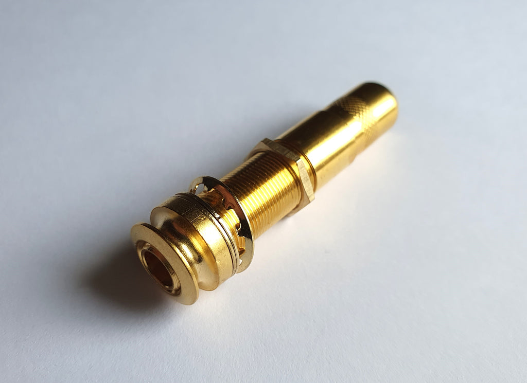 göldo Akustik Rohrbuchse Endpin-Buchse stereo, gold
