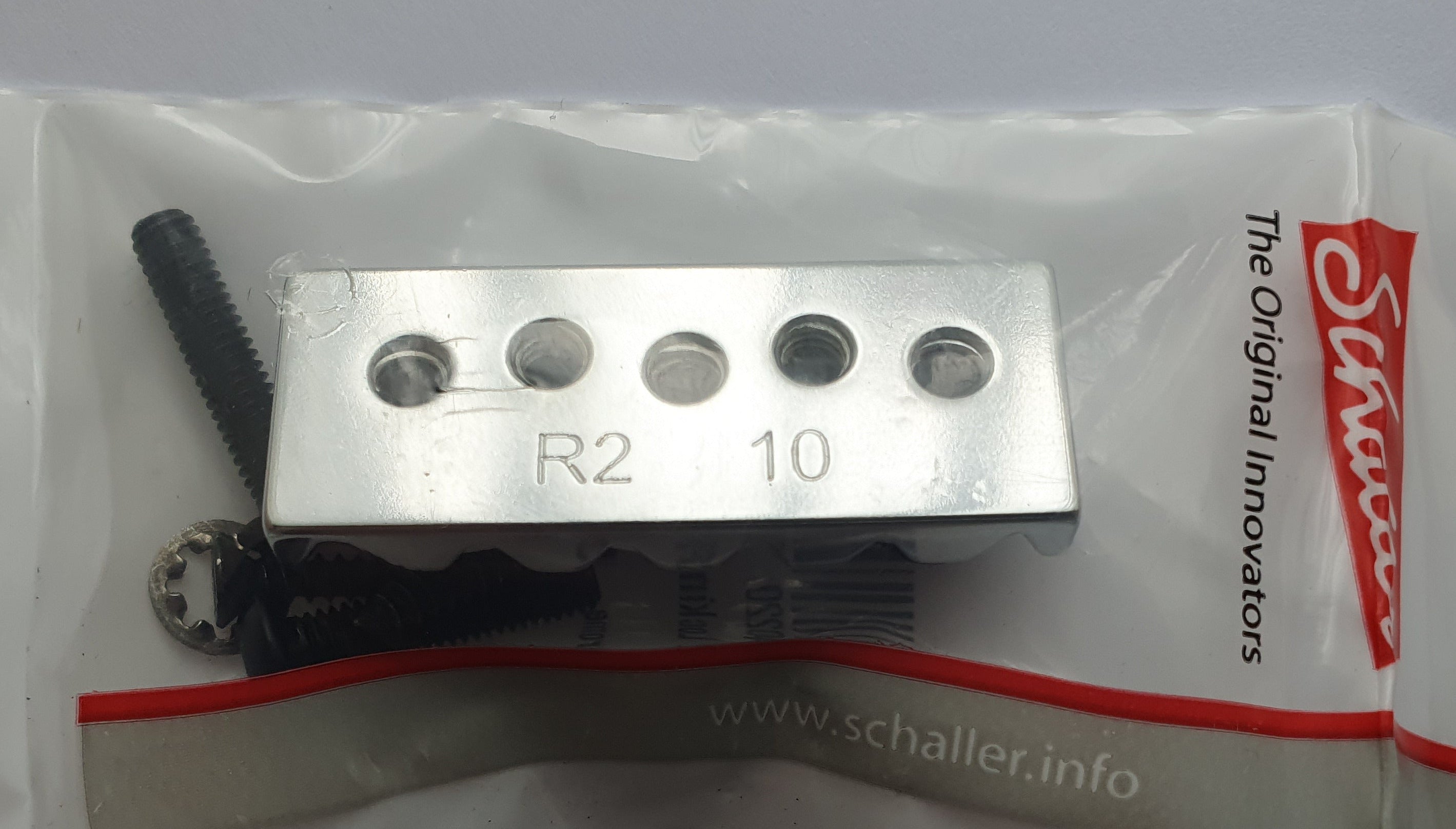 Schaller Klemmsattel Locking Nut R2, 10" Radius für FR-Tremolo Chrome