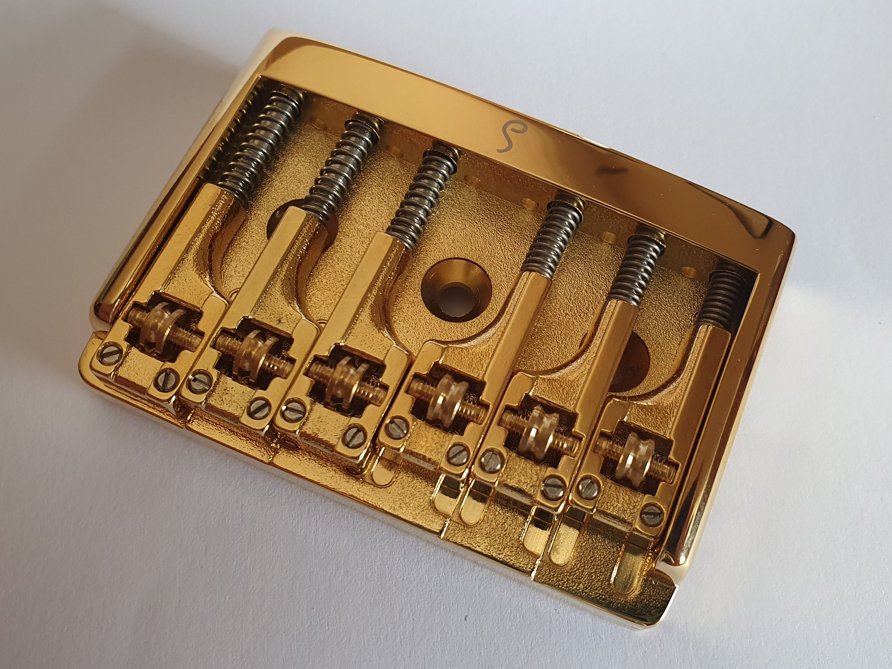 Schaller 3D-6 Gitarrensteg Guitar Bridge Gold