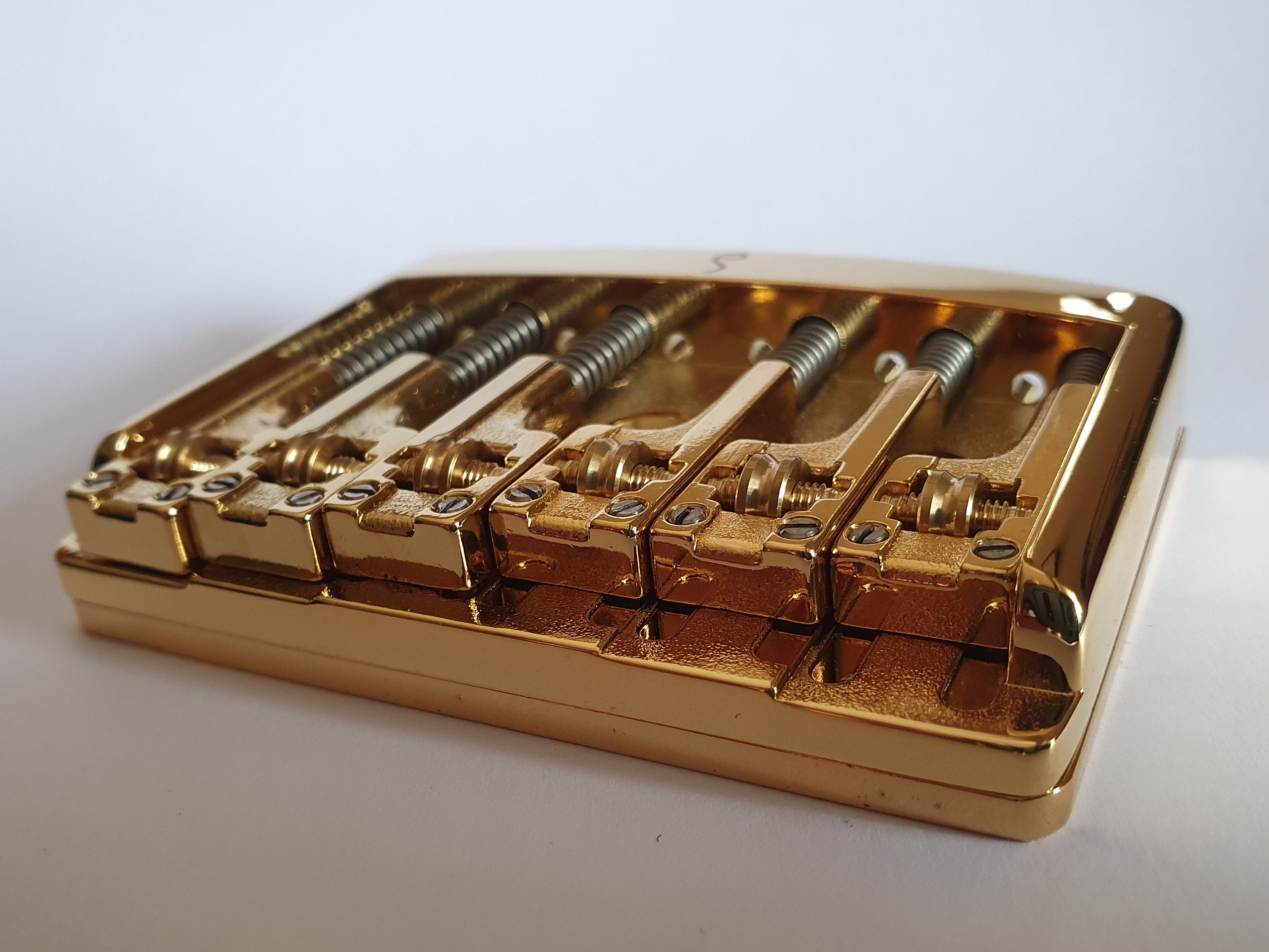 Schaller 3D-6 Gitarrensteg Guitar Bridge Gold