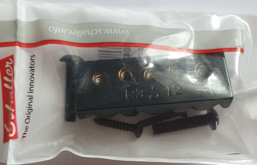 Schaller Klemmsattel Locking Nut R3, 12" Radius für FR-Tremolo Black