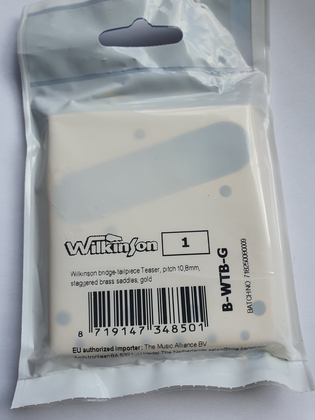 Wilkinson B-WTB-G Bridge für Tele Gold