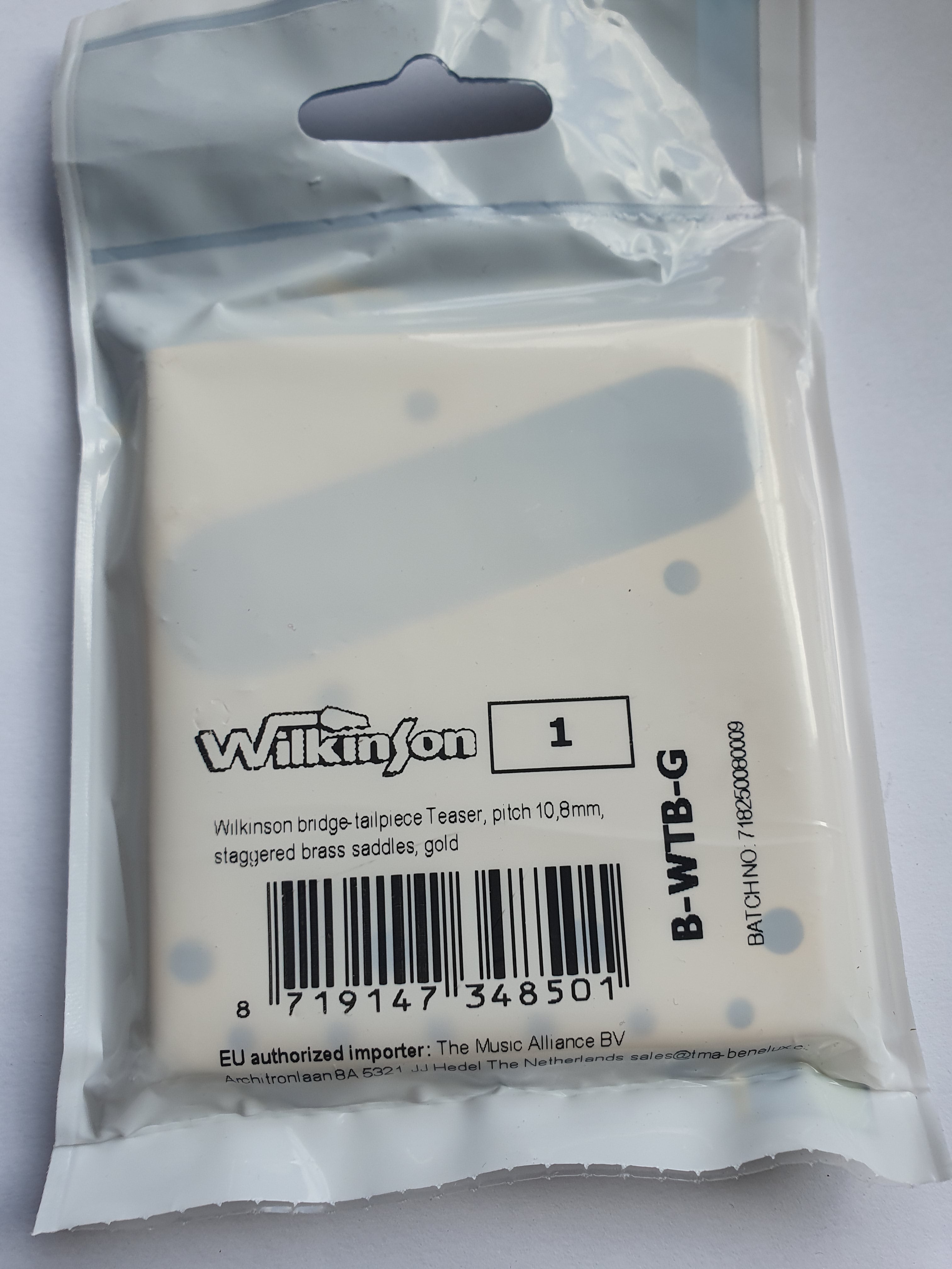Wilkinson B-WTB-G Bridge für Tele Gold