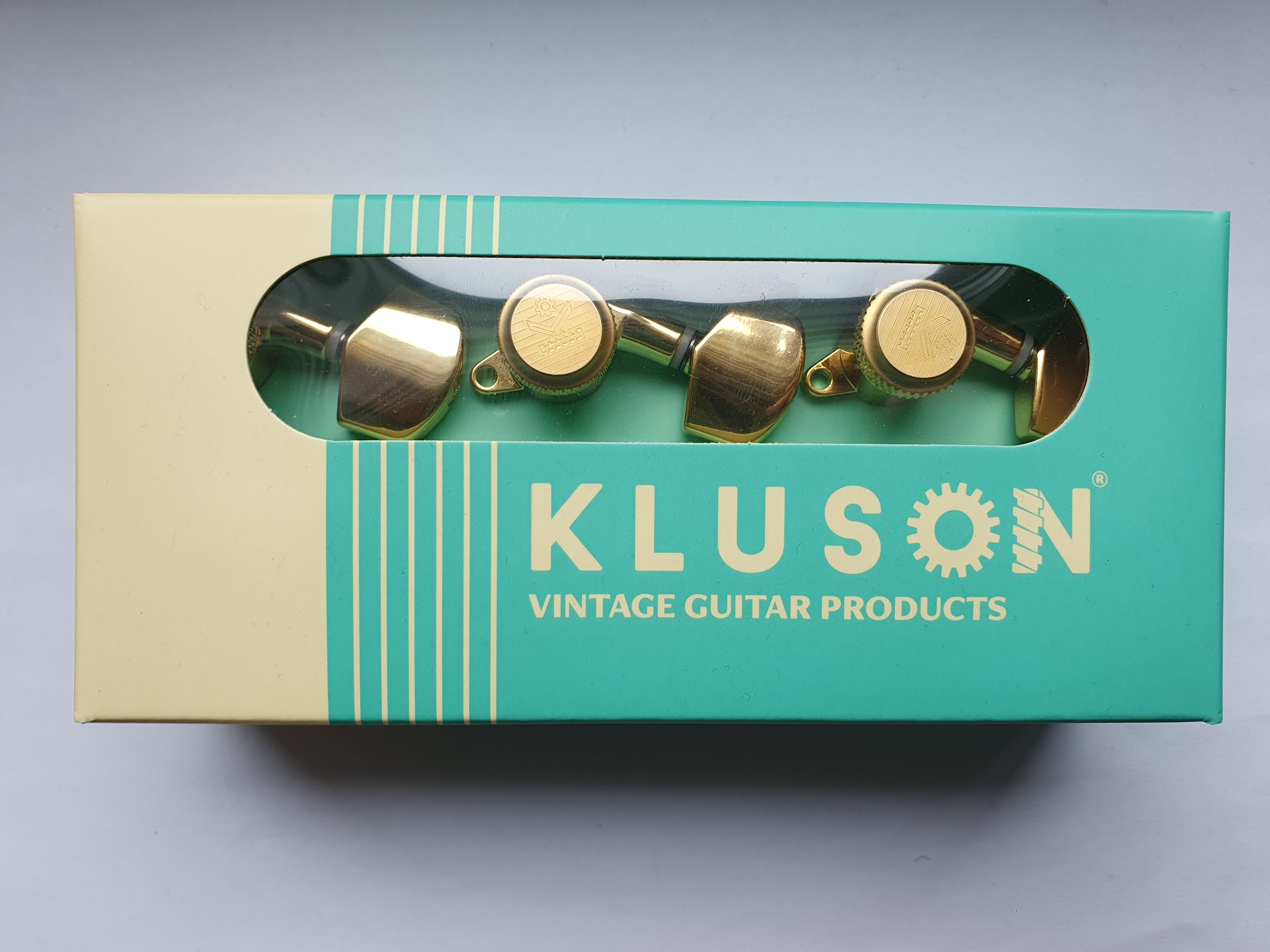 Kluson Modern "Backlock" / German / 3+3 Gold