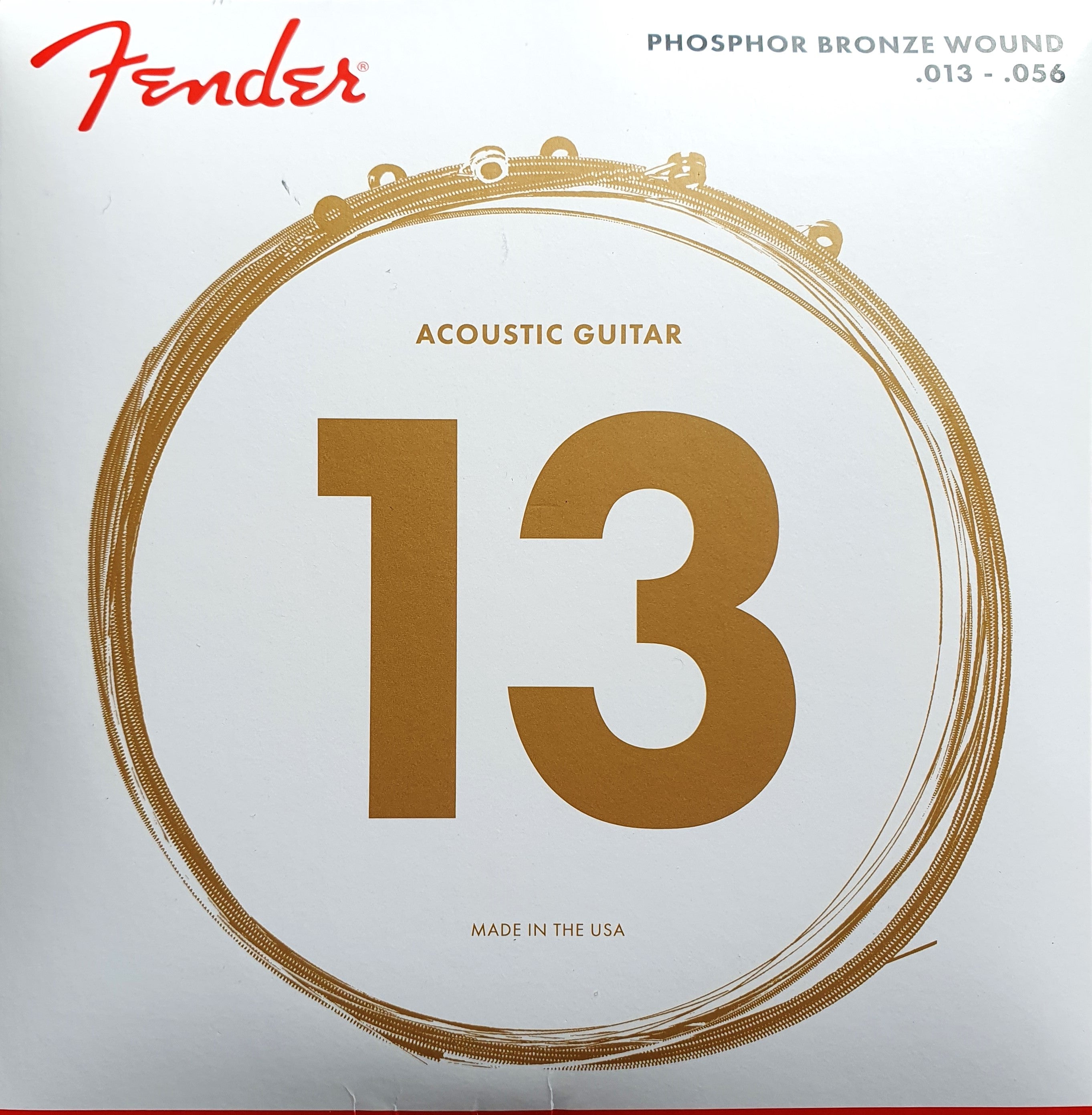 Fender Acoustic Guitar Strings Phosphor Bronze Western-Saiten 013-056
