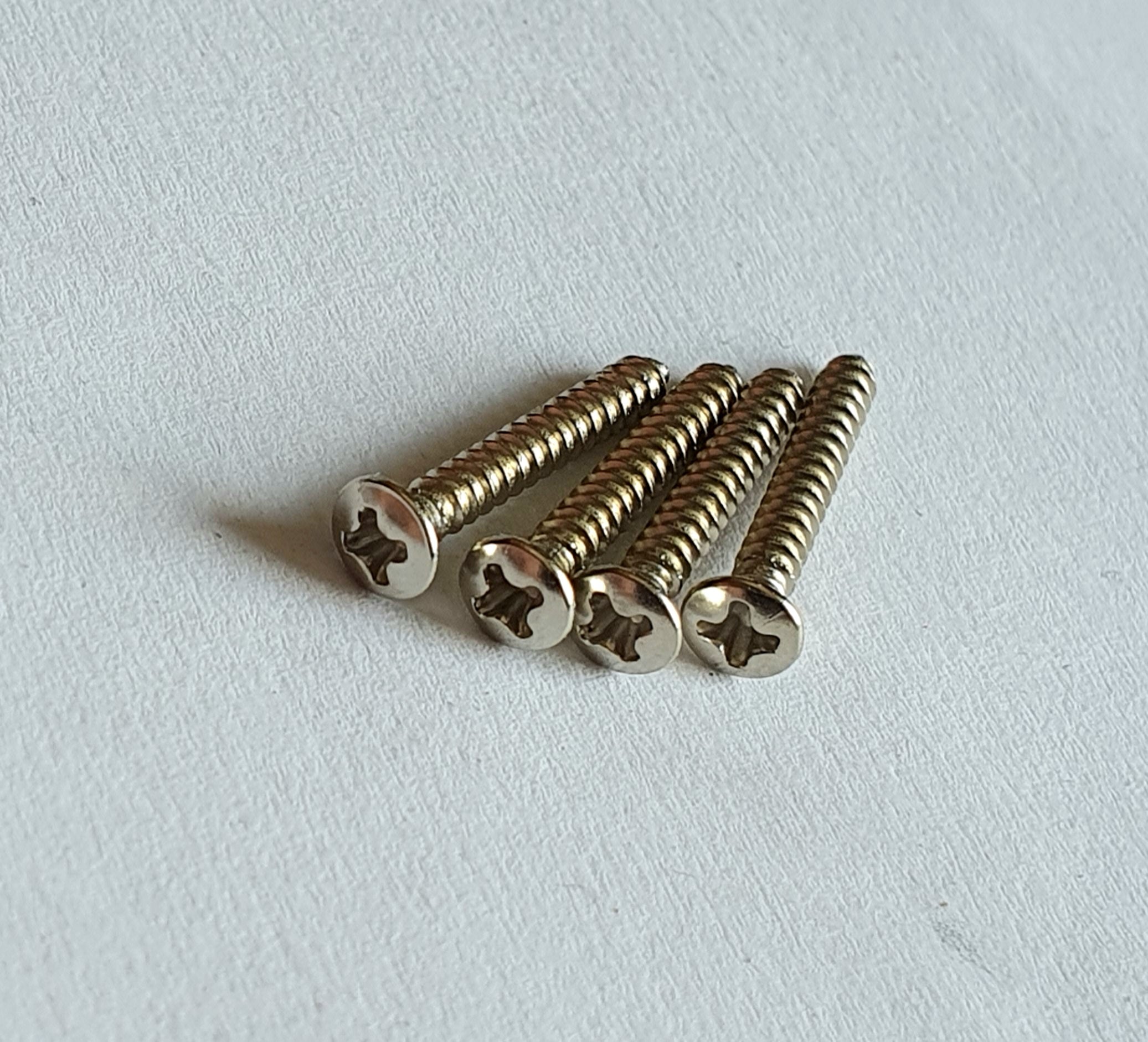 4 göldo Humbucker Rahmenschrauben, lang nickel