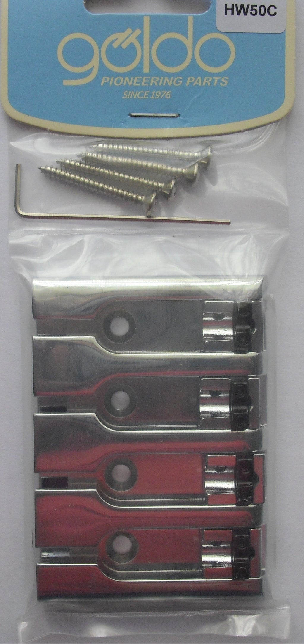 göldo "Deluxe" 3D Bass-Bridge 4-string Chrome
