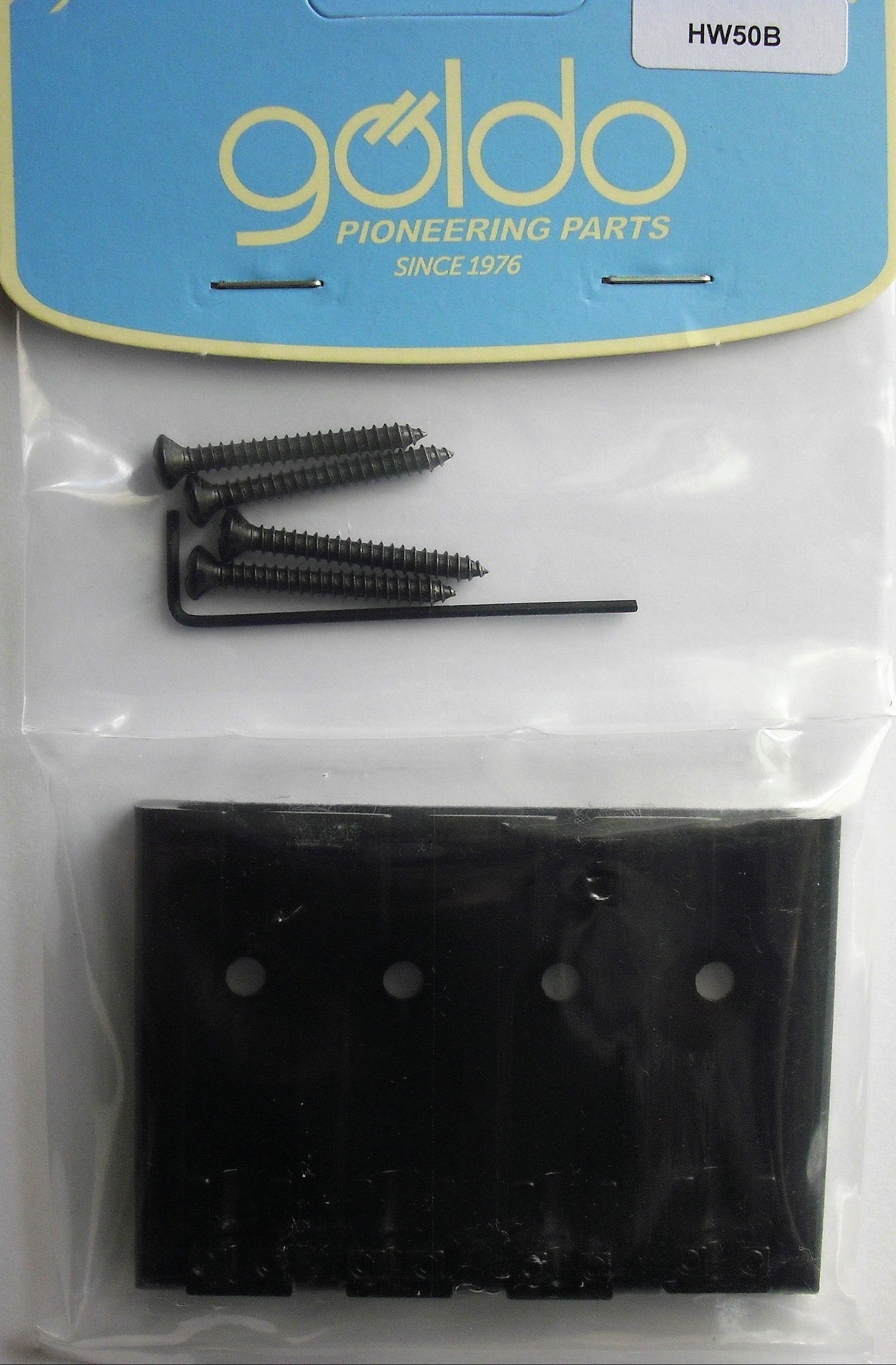 göldo "Deluxe" 3D Bass-Bridge 4-string Black