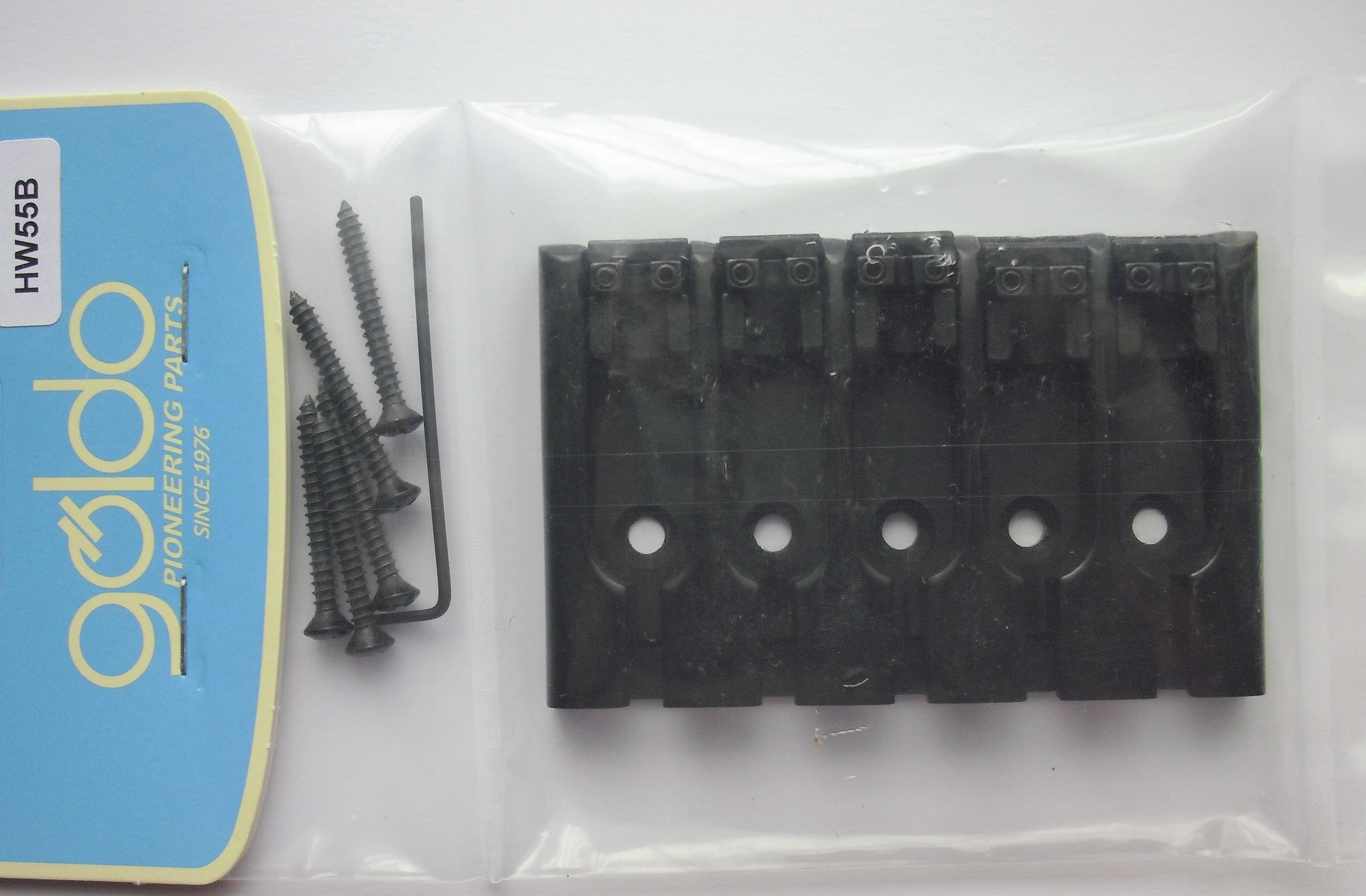 göldo "Deluxe" 3D Bass-Bridge 5-string Black