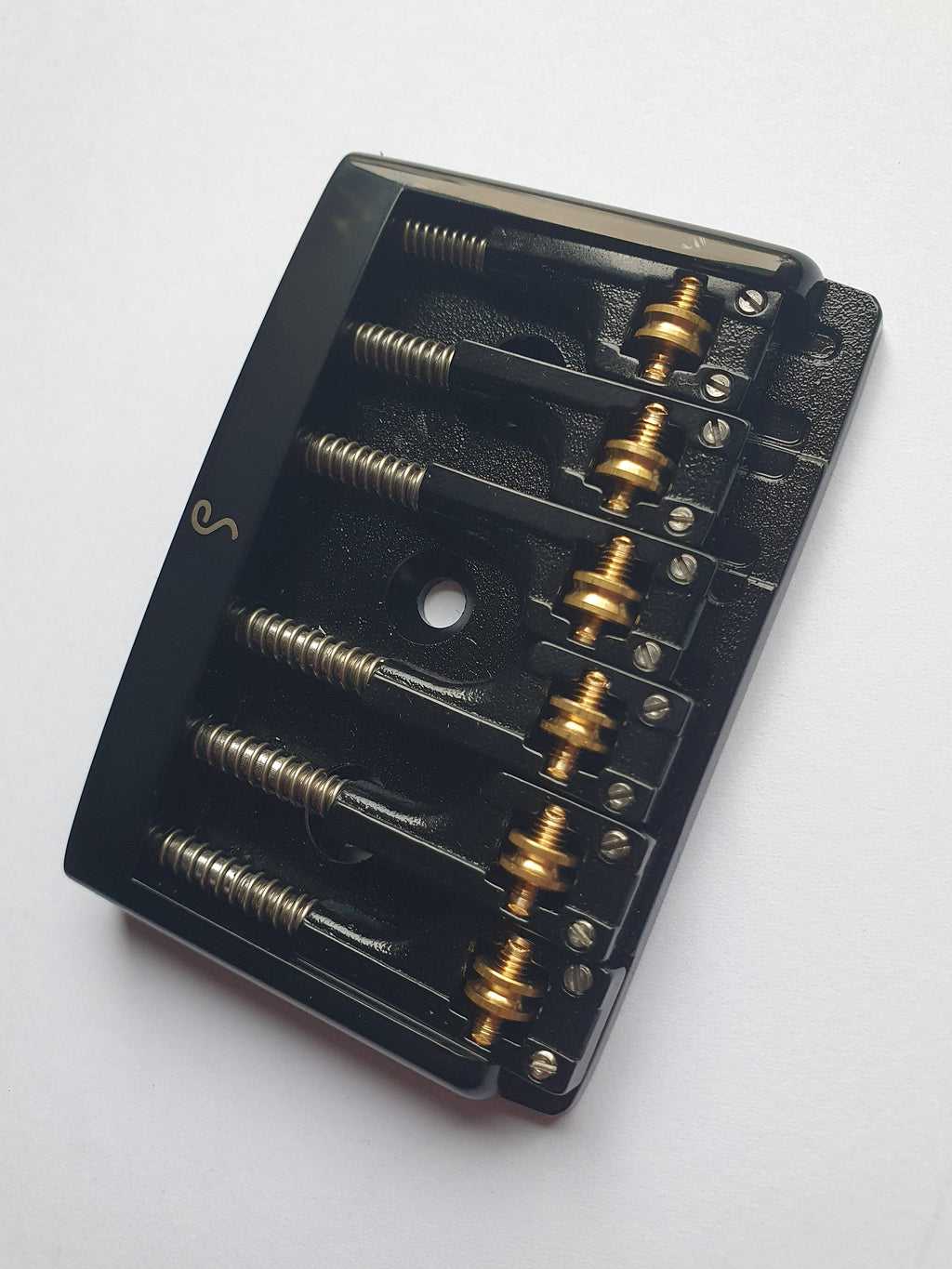 Schaller 3D-6 Gitarrensteg Guitar Bridge Black