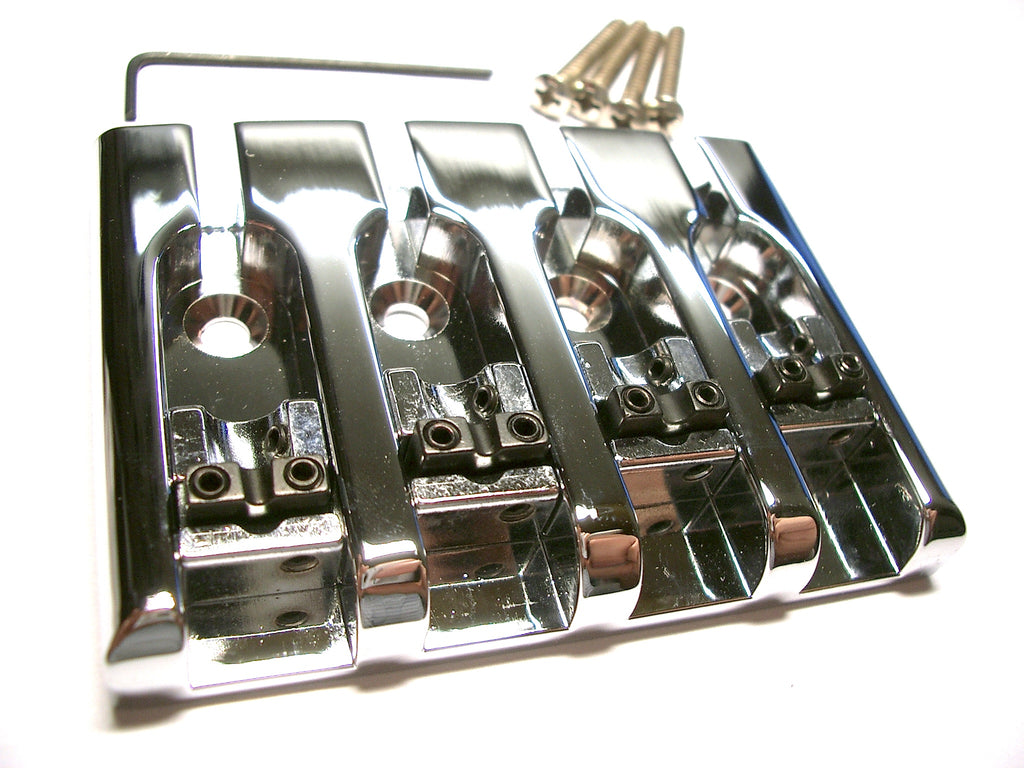 göldo "Deluxe" 3D Bass-Bridge 4-string Chrome