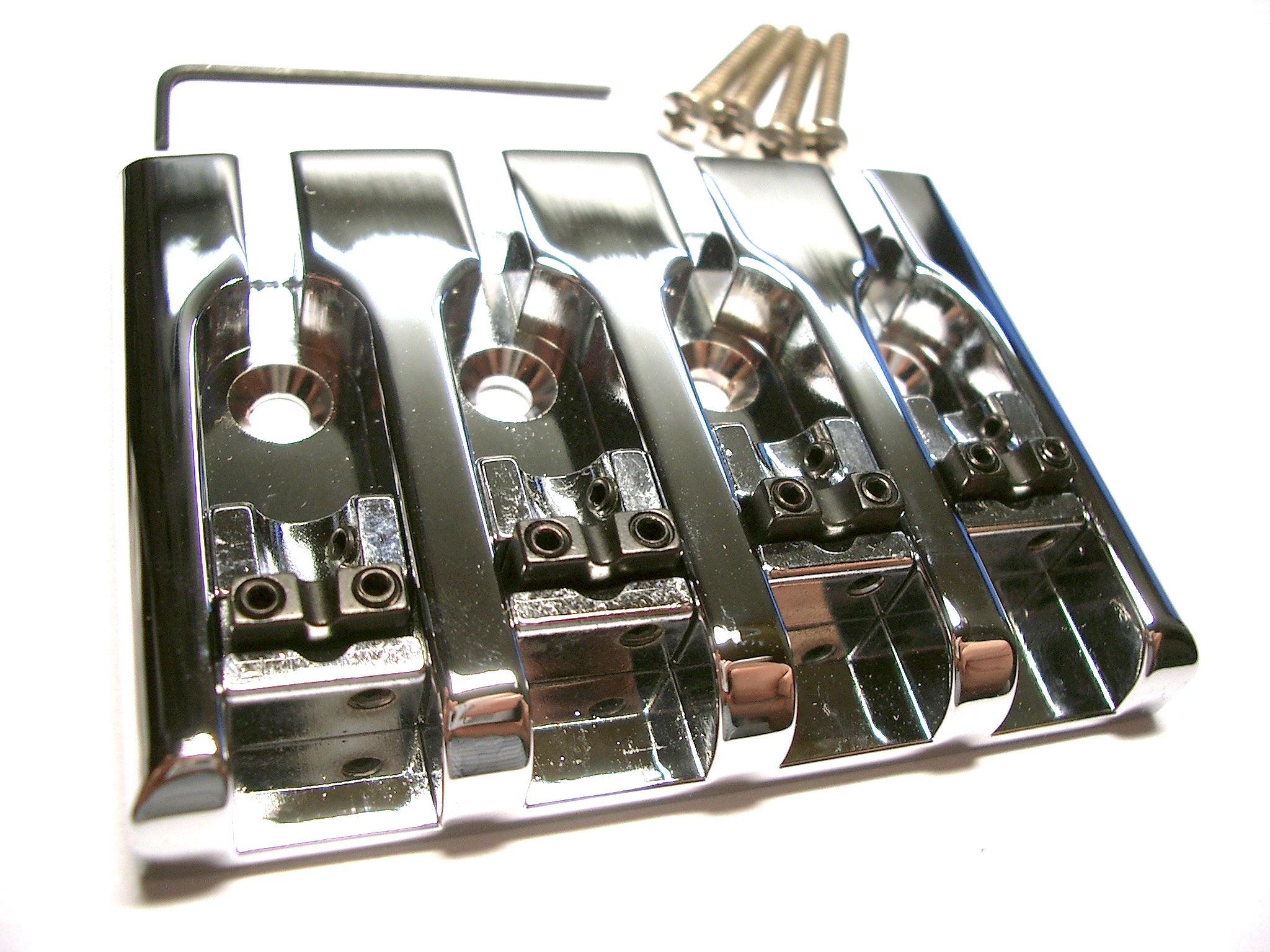 göldo "Deluxe" 3D Bass-Bridge 4-string Chrome
