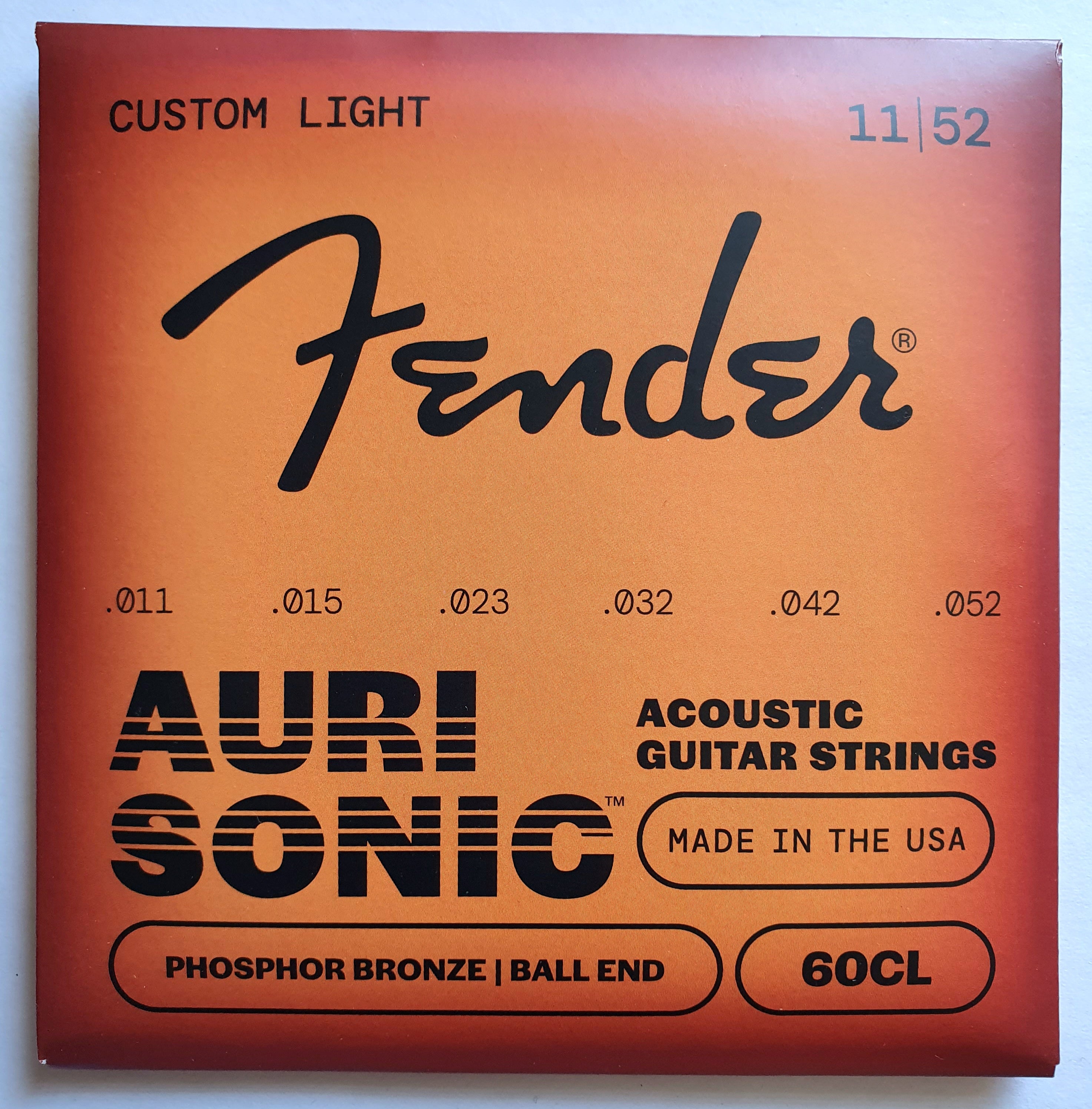 Fender Acoustic Guitar Strings Phosphor Bronze Western-Saiten 011-052