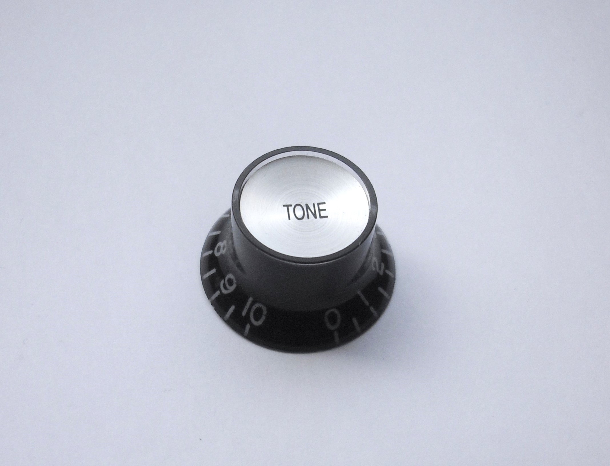 göldo Bell Knob, SG-Style Tone universal Poti-knopf mit Ziffern schwarz/chrome
