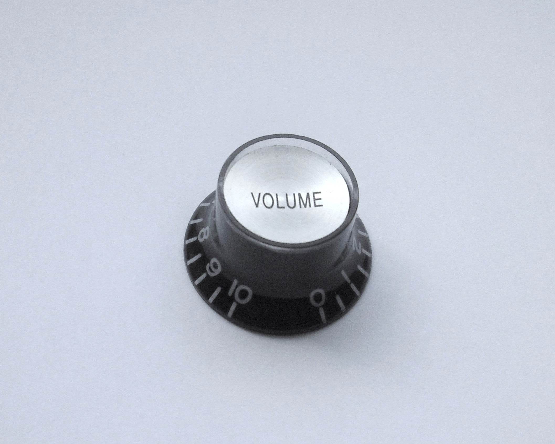 göldo Bell Knob, SG-Style Volume universal Poti-knopf mit Ziffern schwarz/chrome