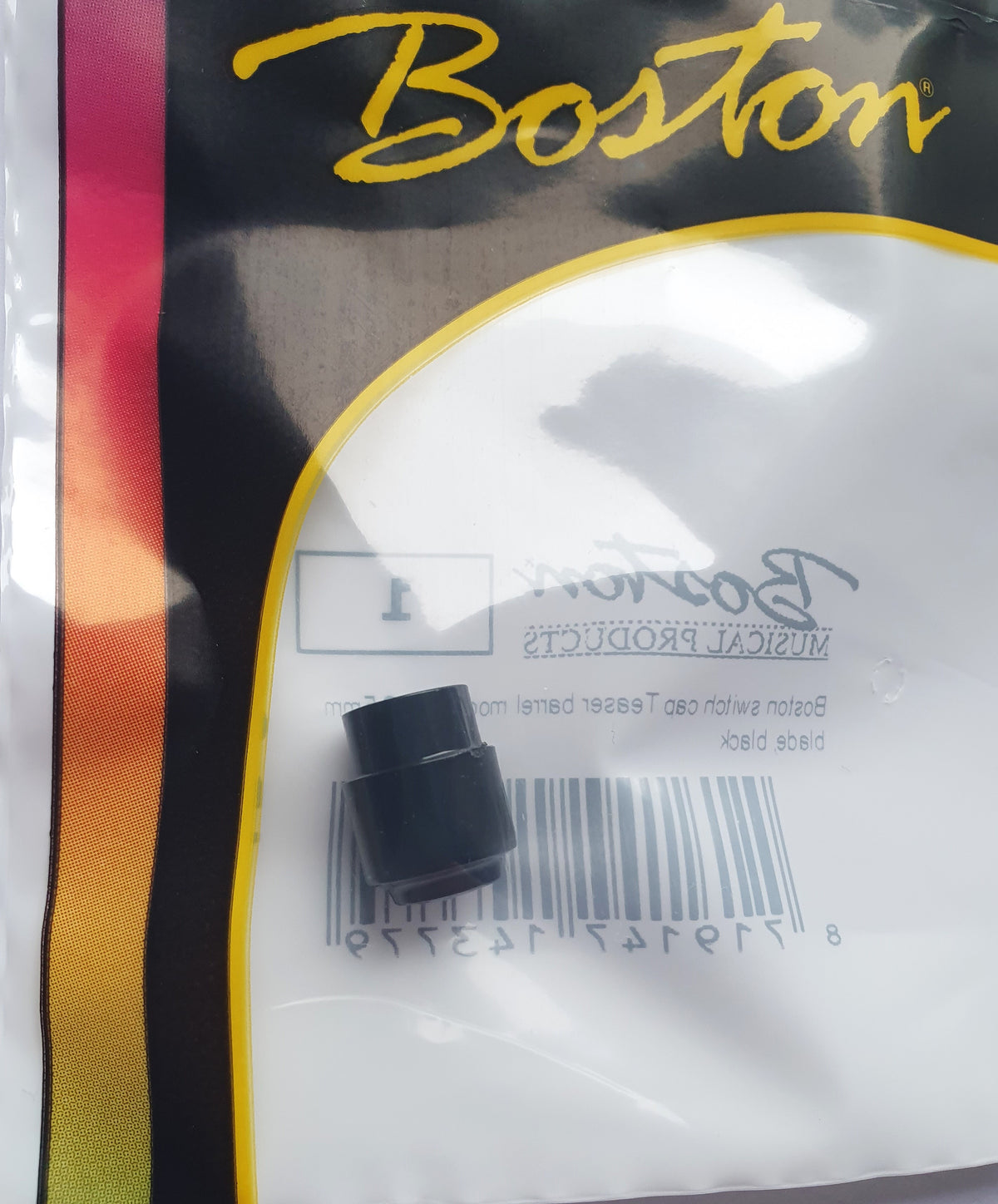 Boston F-Style Schalterknopf Switch Tip f. Tele Barrel black
