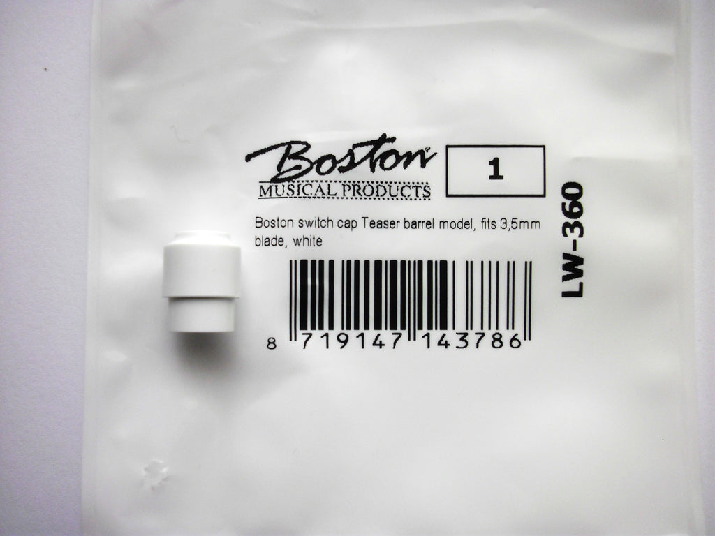 Boston F-Style Schalterknopf Switch Tip f. Tele Barrel white