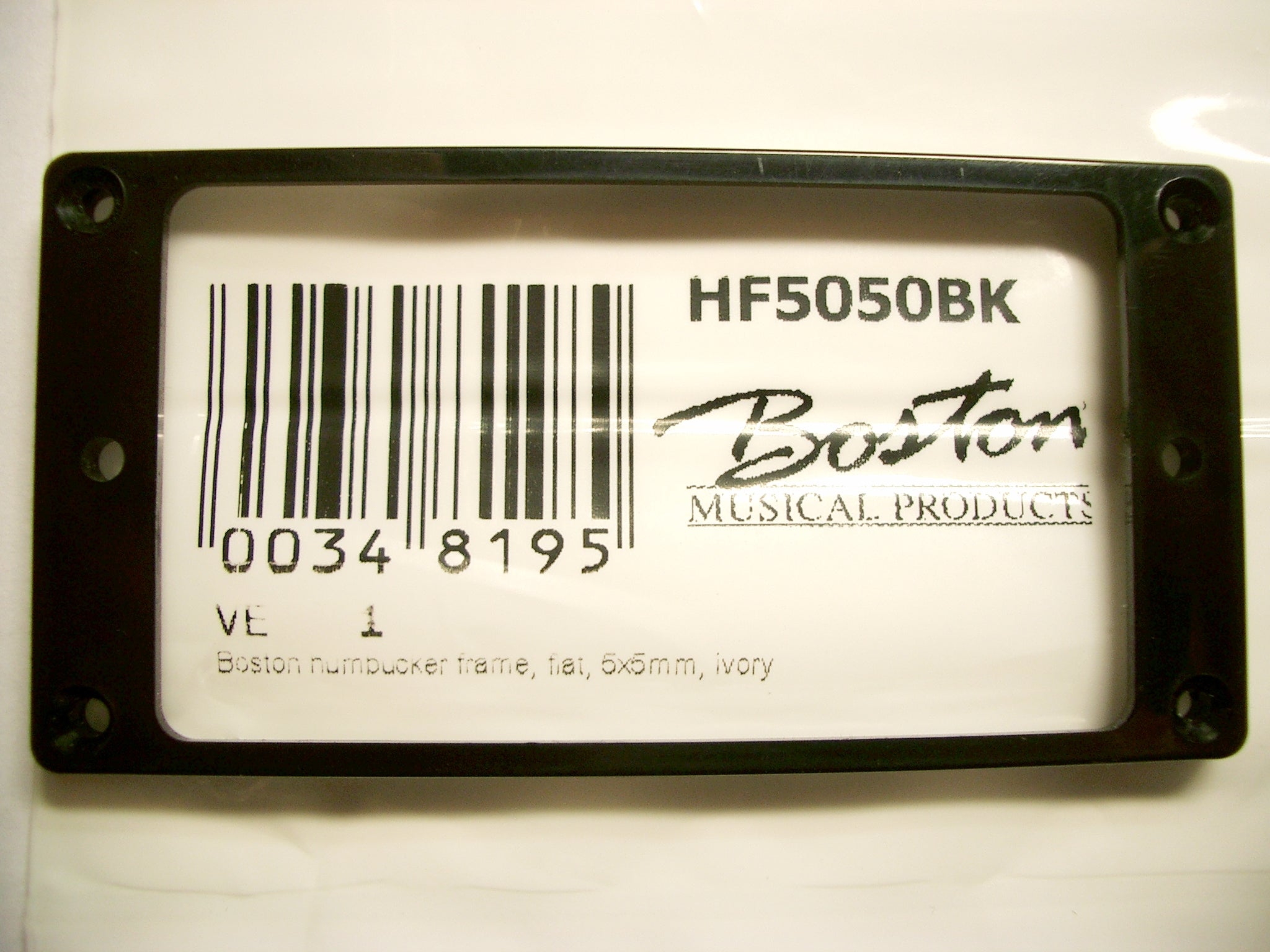 Boston Humbucker-Rahmen 5mm, flach black