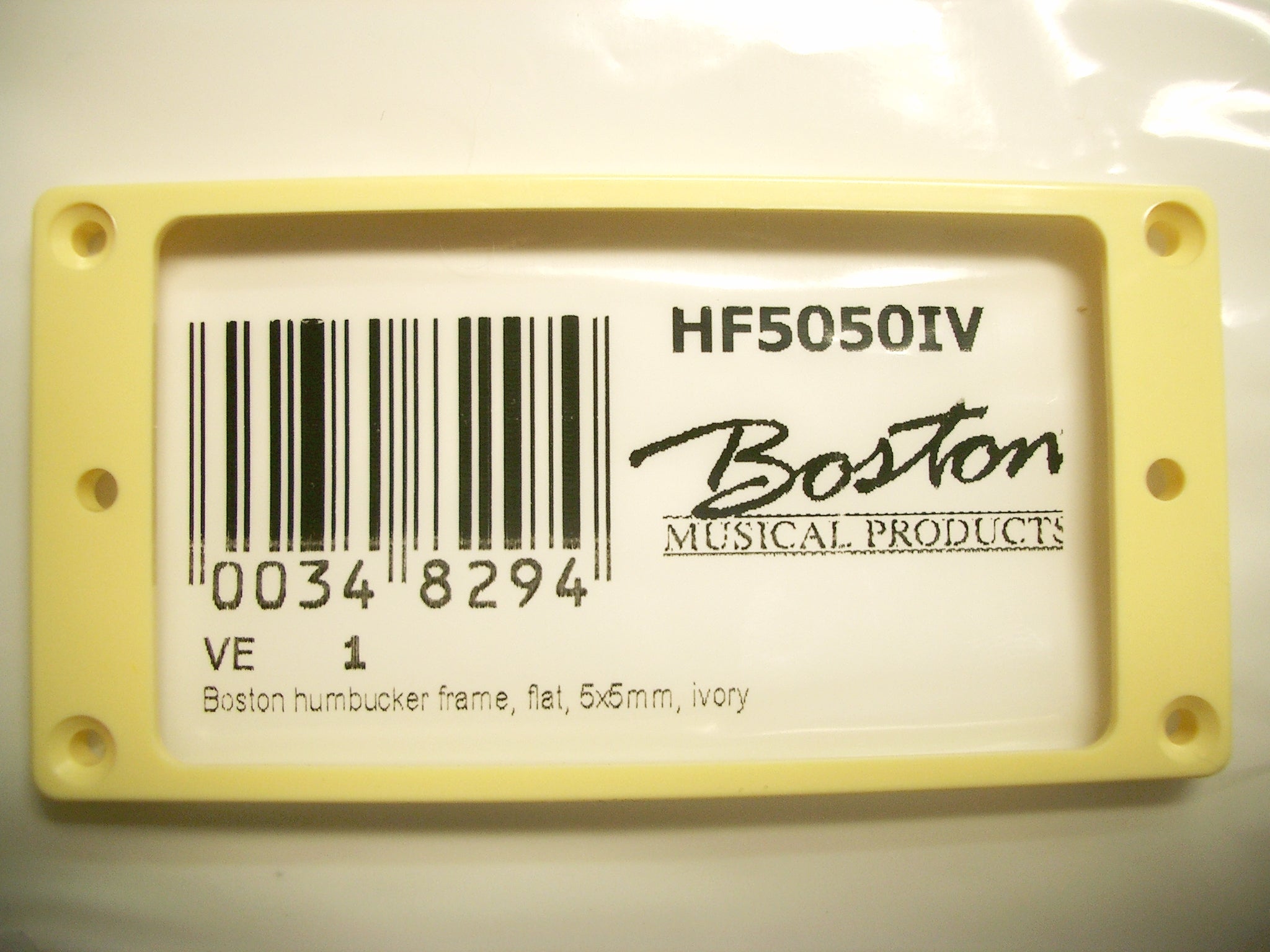 Boston Humbucker-Rahmen 5mm, flach ivory