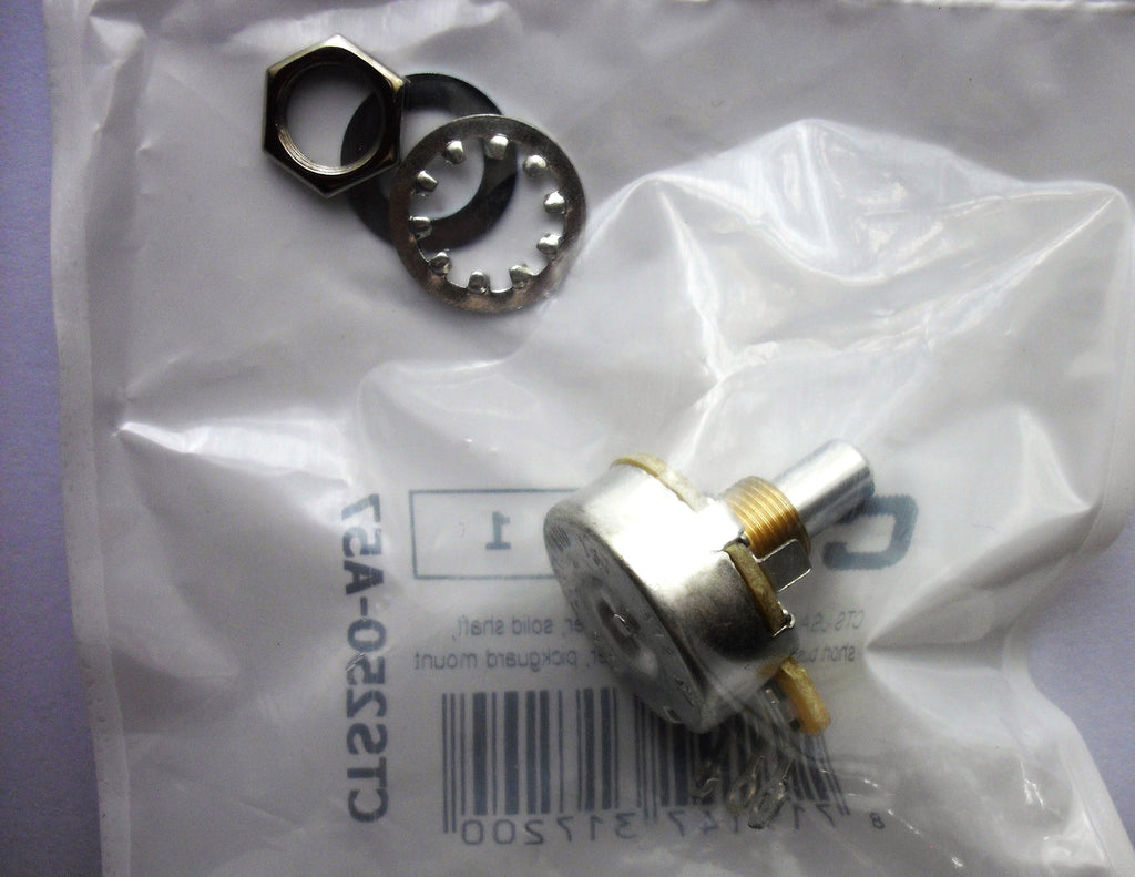 CTS-Poti 10mm Potentiometer 250 kOhm short solid shaft, A log