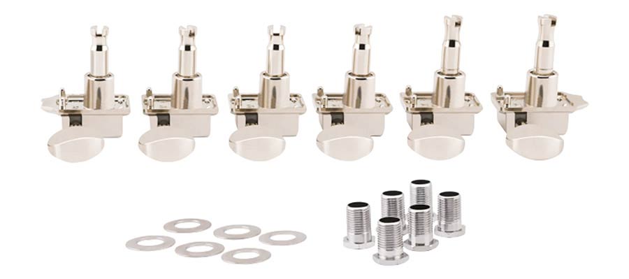 Fender® Classicgear staggered tuning machines, Mechaniken 6 in line Chrome