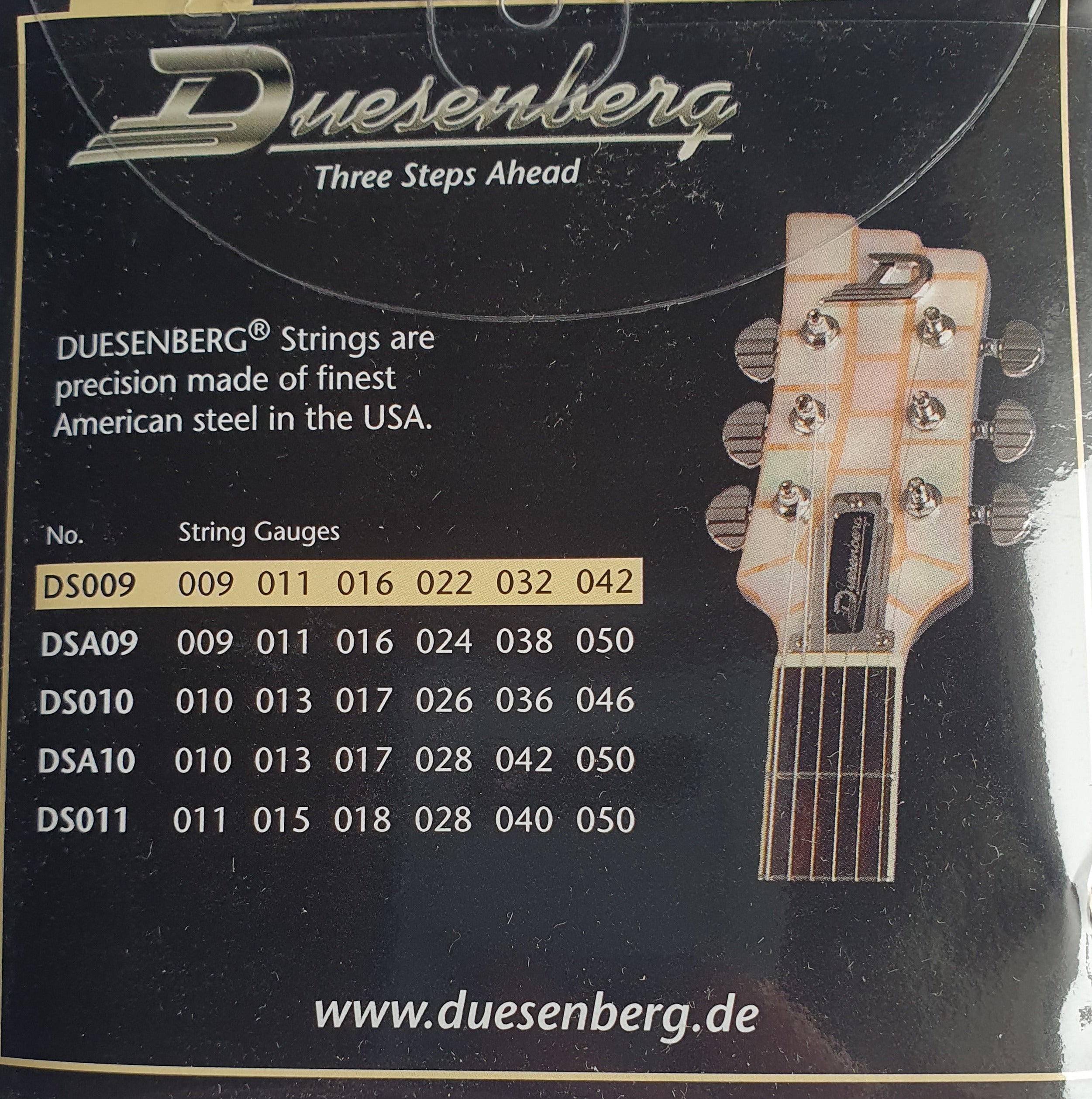 Duesenberg Electric Guitar Strings / Gitarren Saiten 009-042