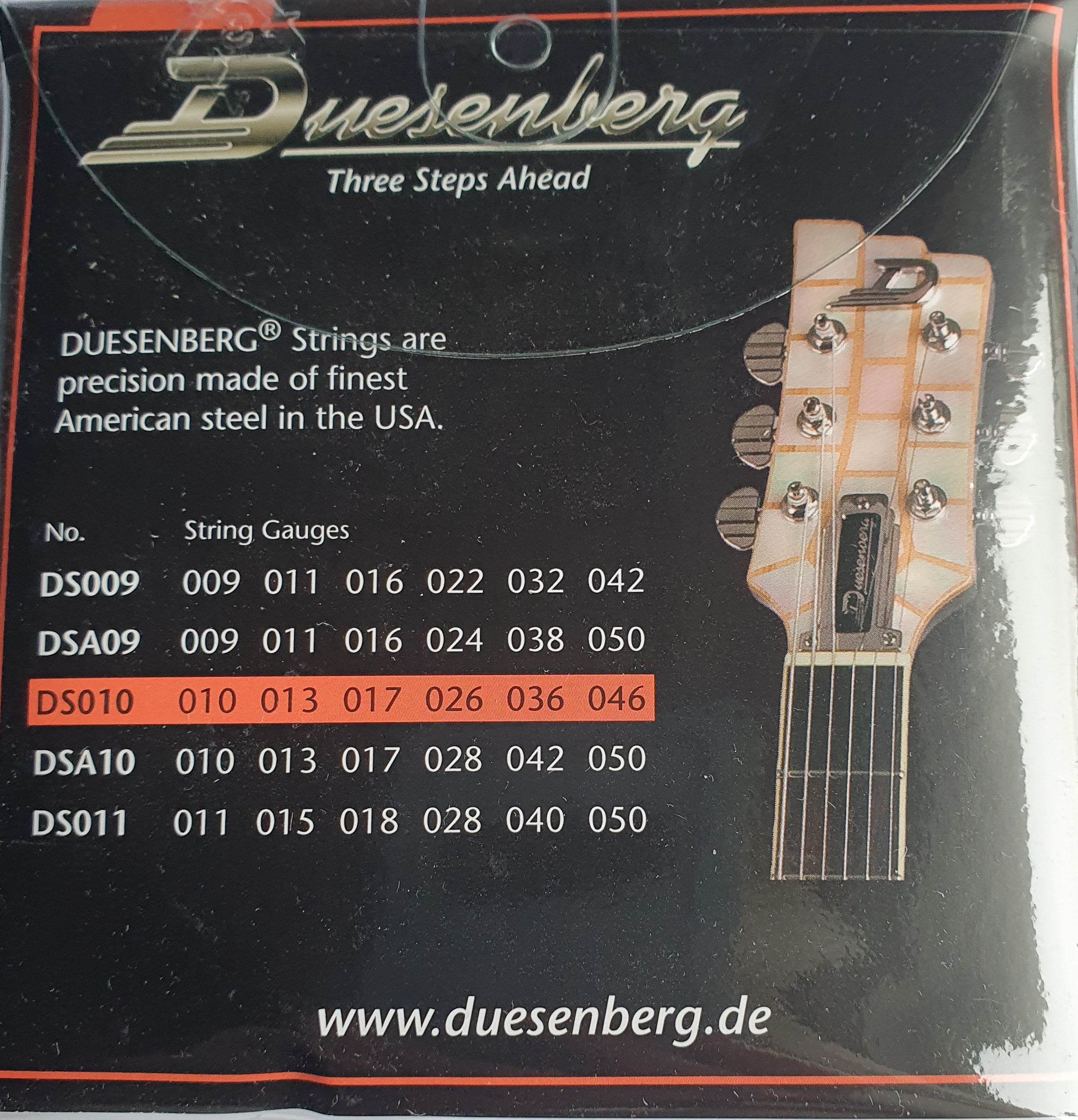 Duesenberg Electric Guitar Strings / Gitarren Saiten 010-046