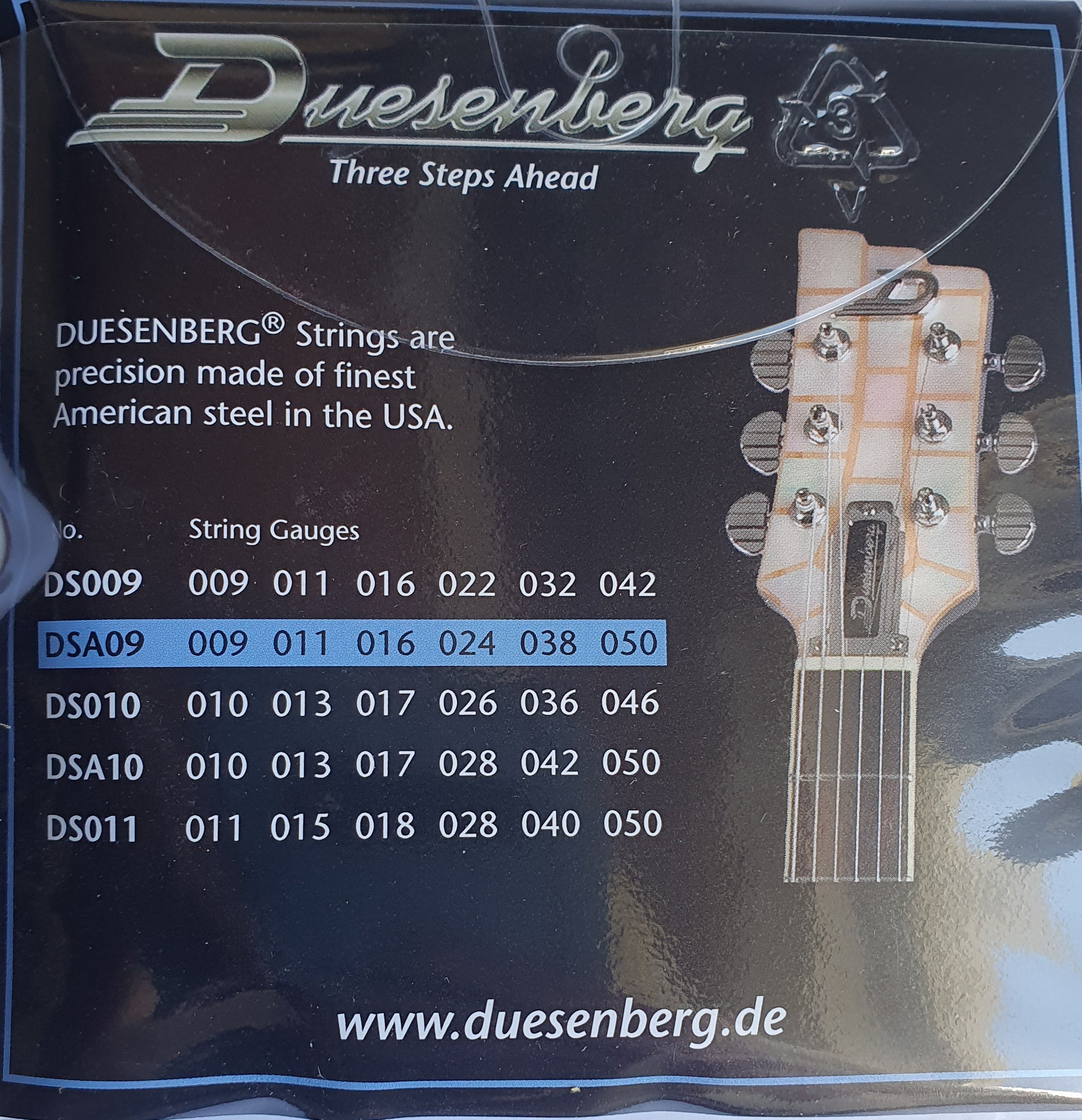 Duesenberg Electric Guitar Strings / Gitarren Saiten 009-050