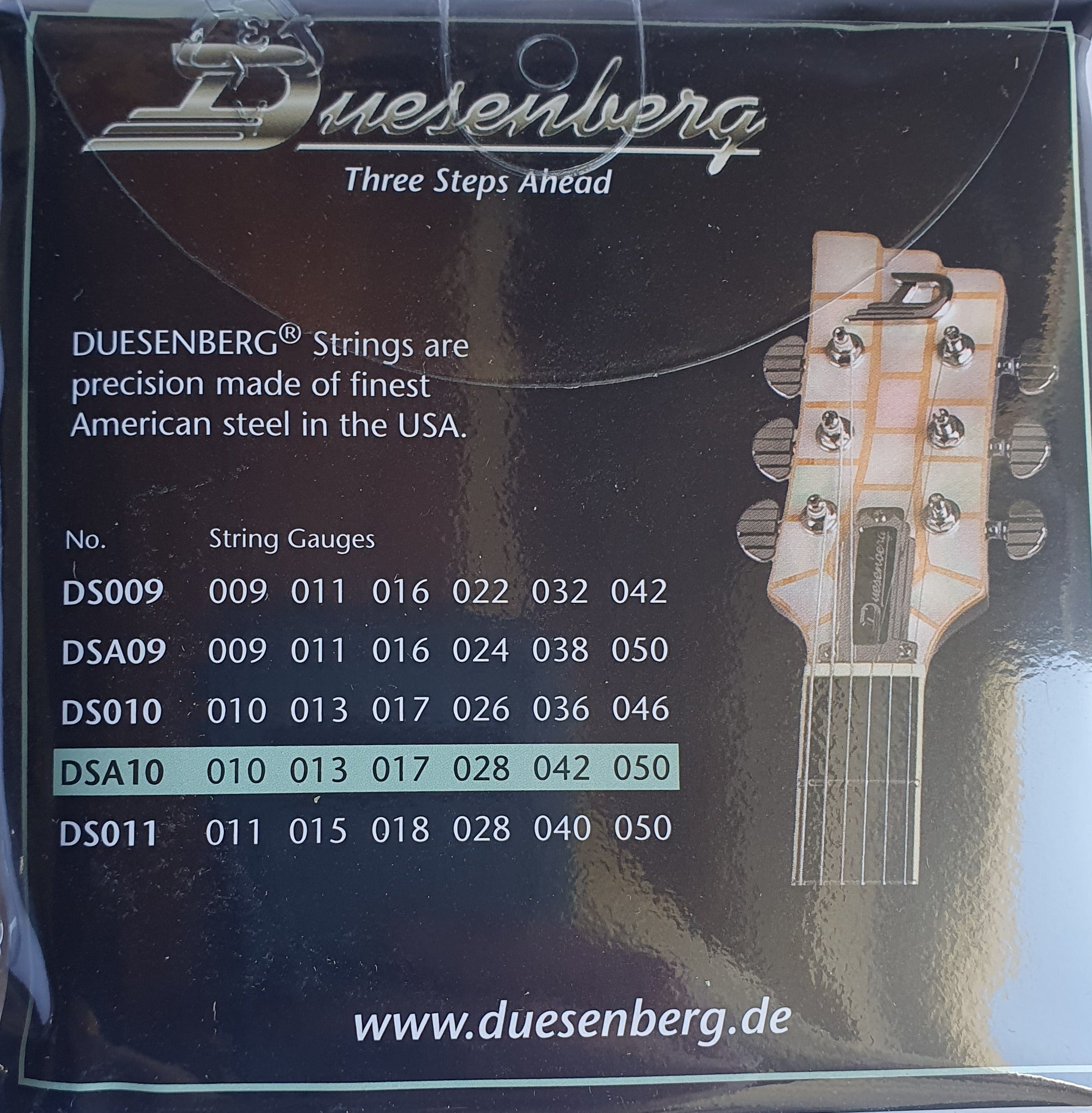Duesenberg Electric Guitar Strings / Gitarren Saiten 010-050