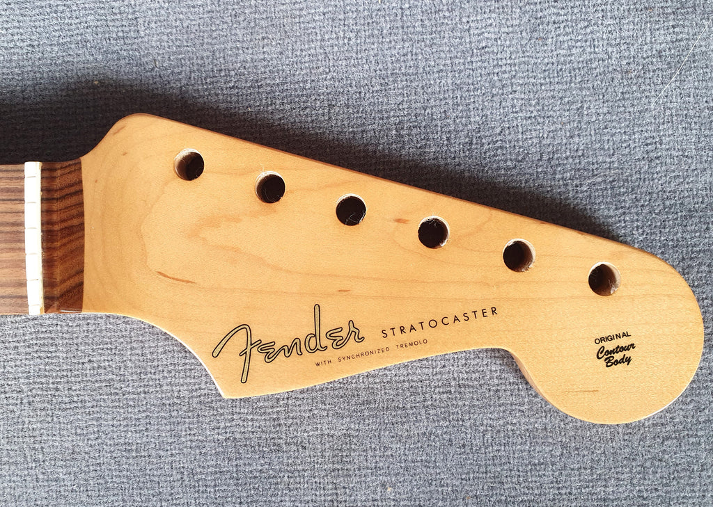 Fender® Genuine Replacement 60´s Stratocaster Neck, PaoFerro, 12" 21 Bünde