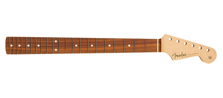 Fender® Genuine Replacement 60´s Stratocaster Neck, PaoFerro, 12" 21 Bünde