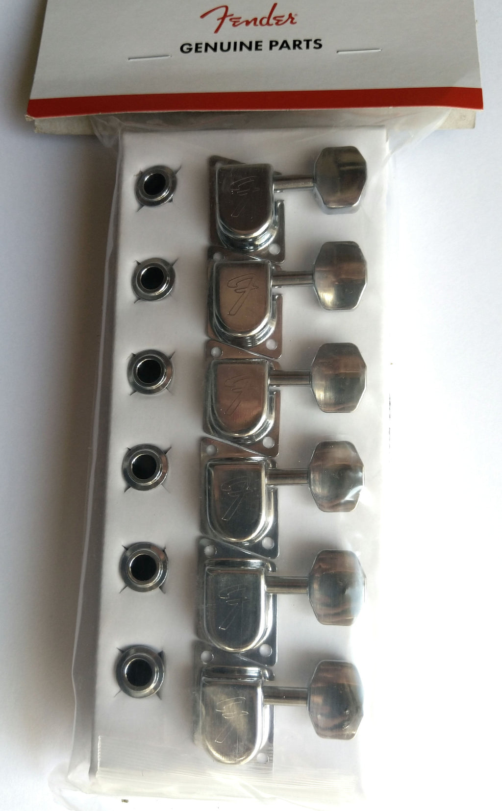 Fender® 70´s "F" Tuning Machines, Mechaniken 6 links chrome