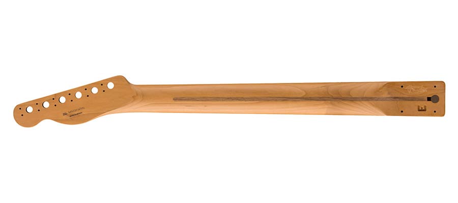 Fender® Genuine Replacement Neck Roasted Maple f. Tele, Rosewood, 12" 22 Bünde