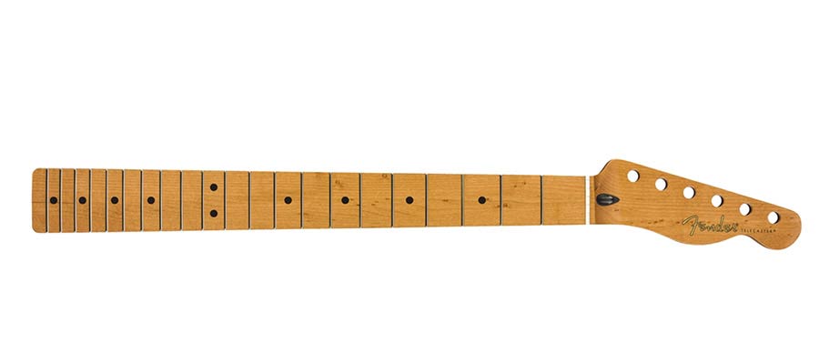 Fender® Genuine Replacement Neck Roasted Maple f. Tele, 9.5" 21 Bünde