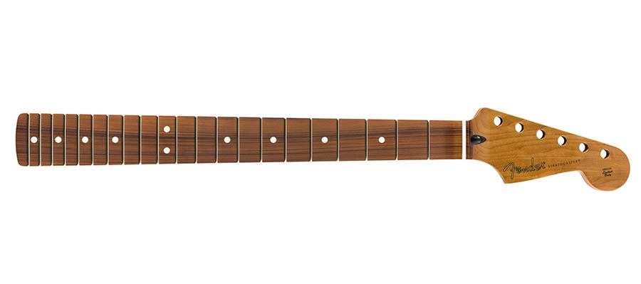 Fender® Genuine Replacement Neck Roasted Maple f. Strat, 9.5" 21 Bünde Pau Ferro