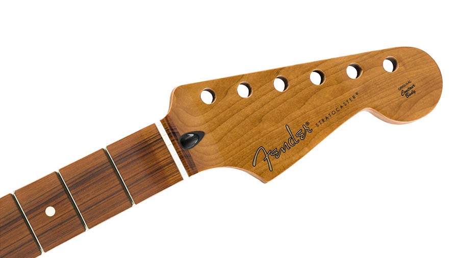 Fender® Genuine Replacement Neck Roasted Maple f. Strat, 9.5" 21 Bünde Pau Ferro