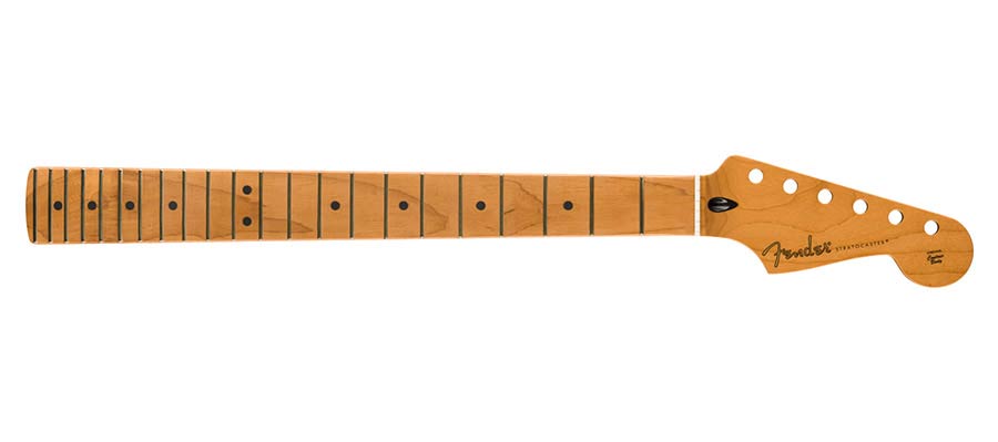 Fender® Genuine Replacement Neck Satin Roasted Maple f. Strat, 12" 22 Bünde