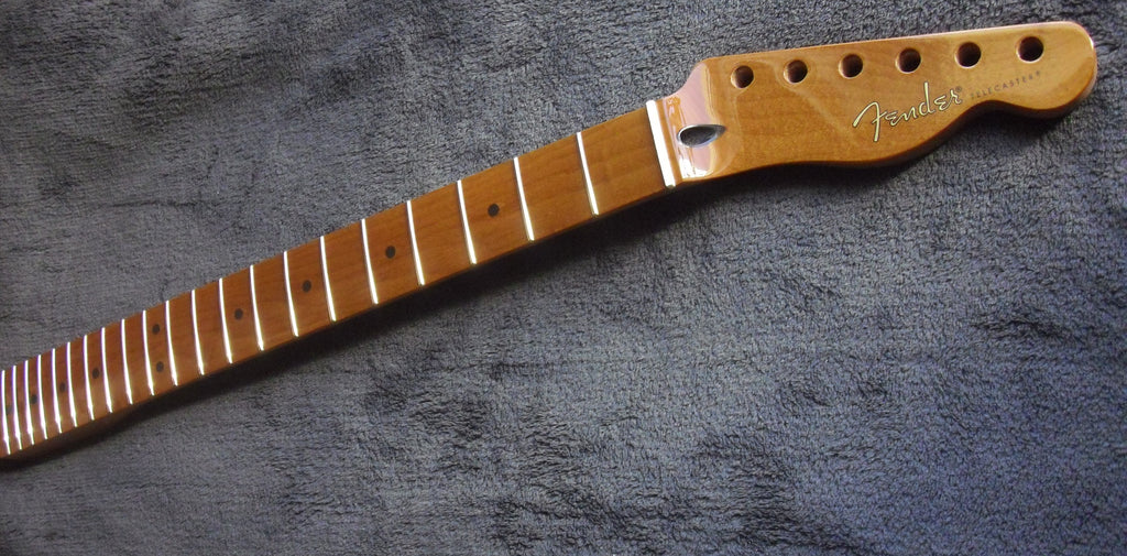 Fender® Genuine Replacement Neck Roasted Maple f. Tele, 9.5" 21 Bünde