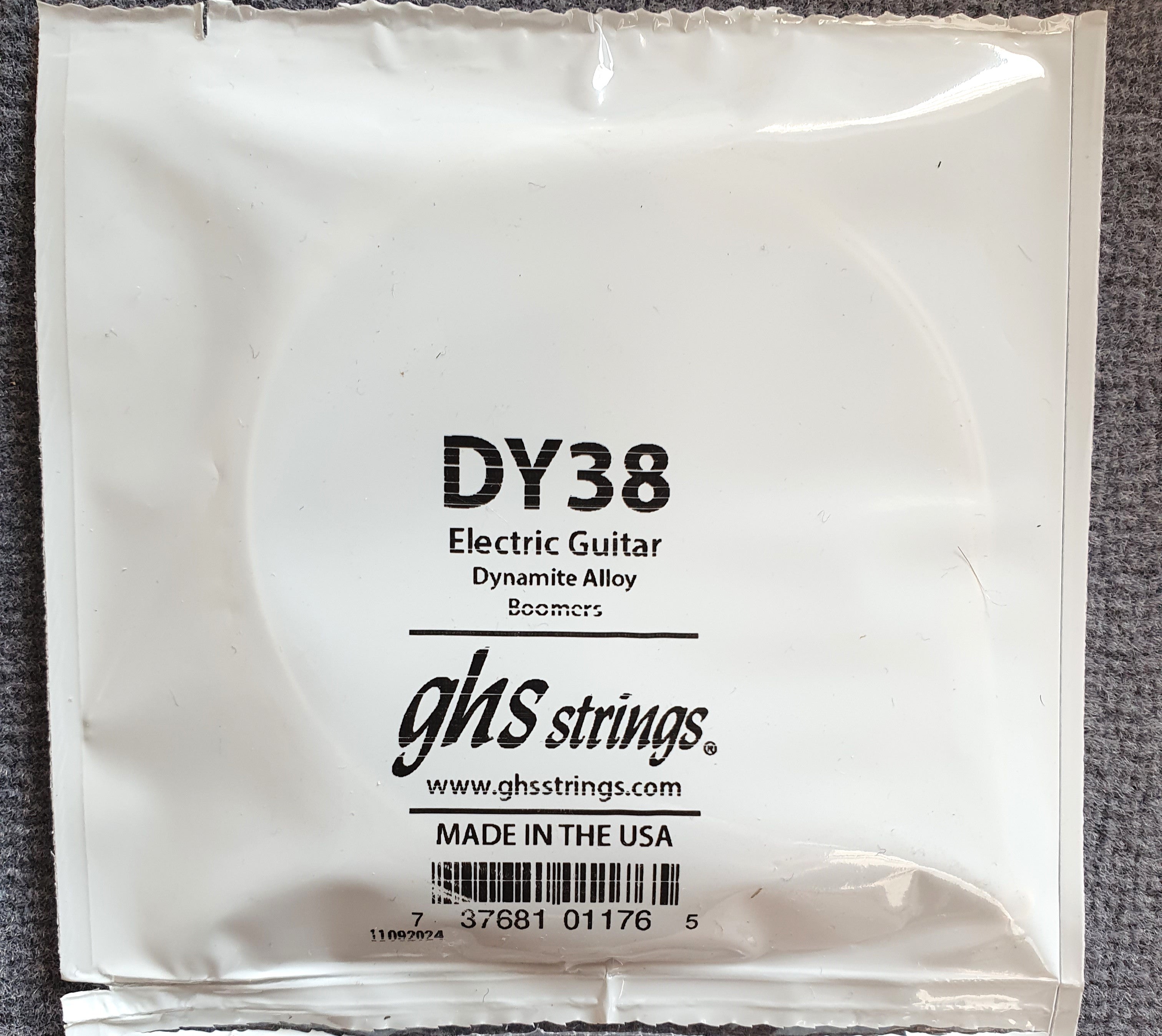 GHS Einzel-Saite E-Gitarren-Saite Single String 038w
