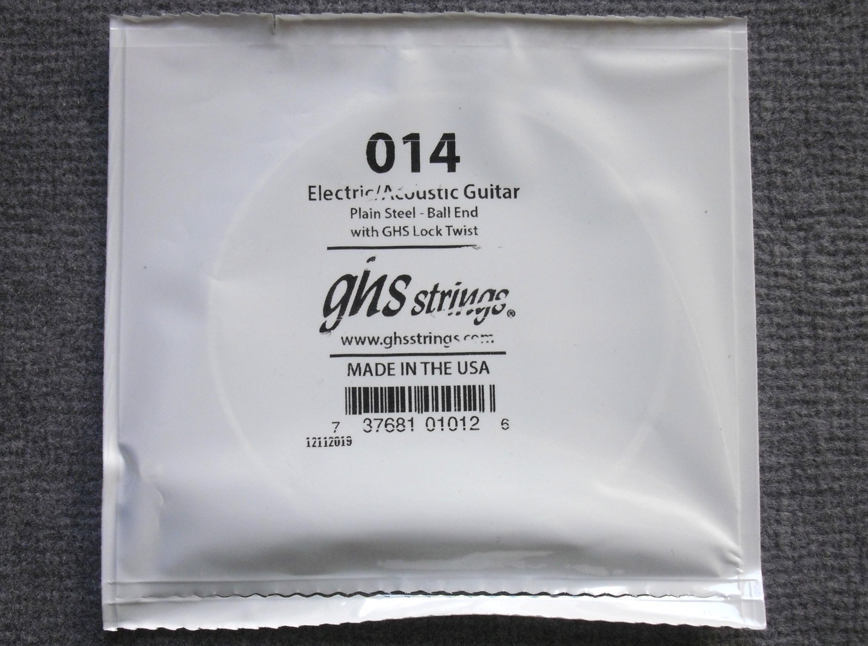 GHS Einzel-Saite E-Gitarren-Saite Single String 014