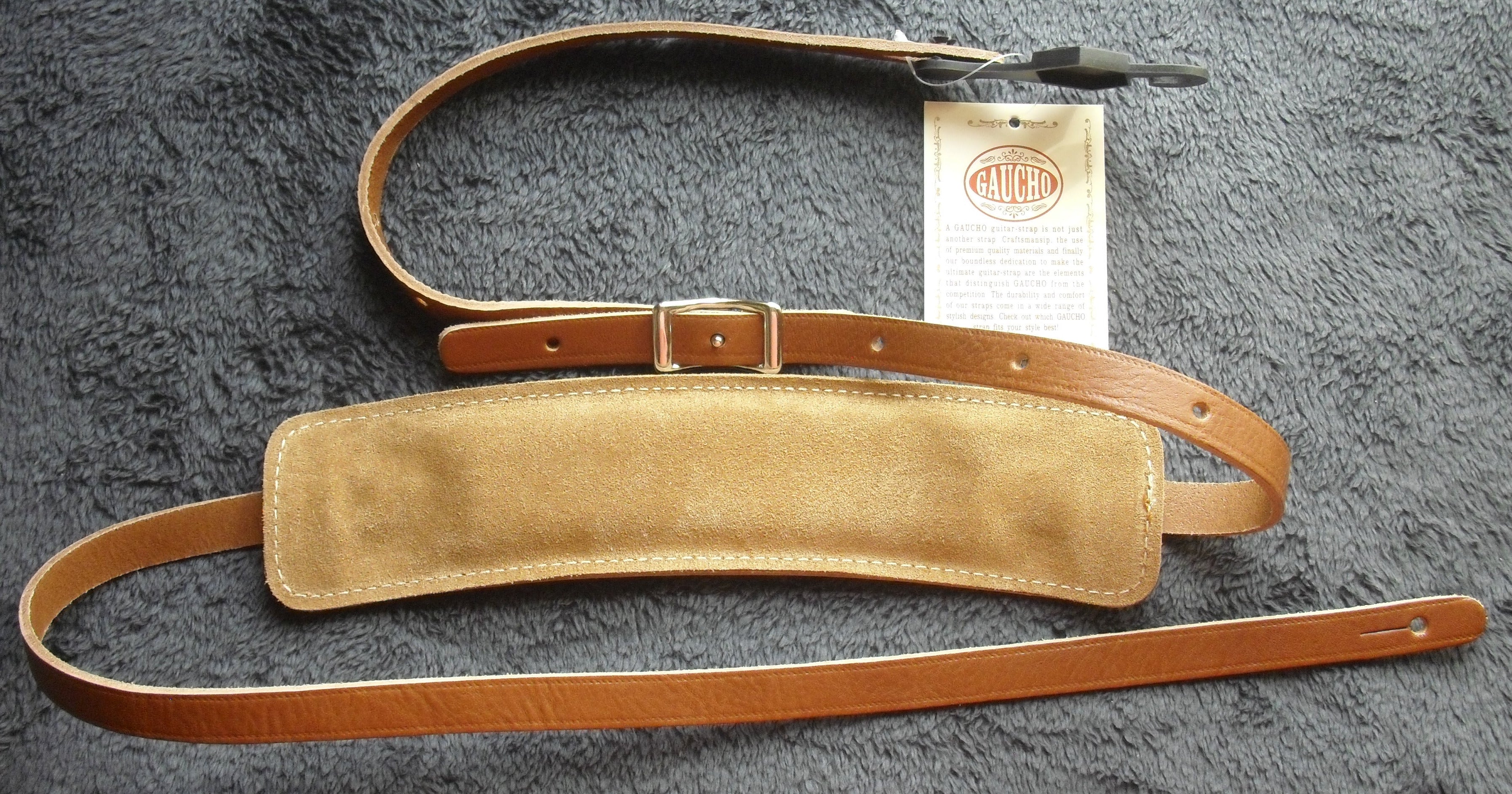 Gitarrengurt Gaucho Vintage Leather Strap braun