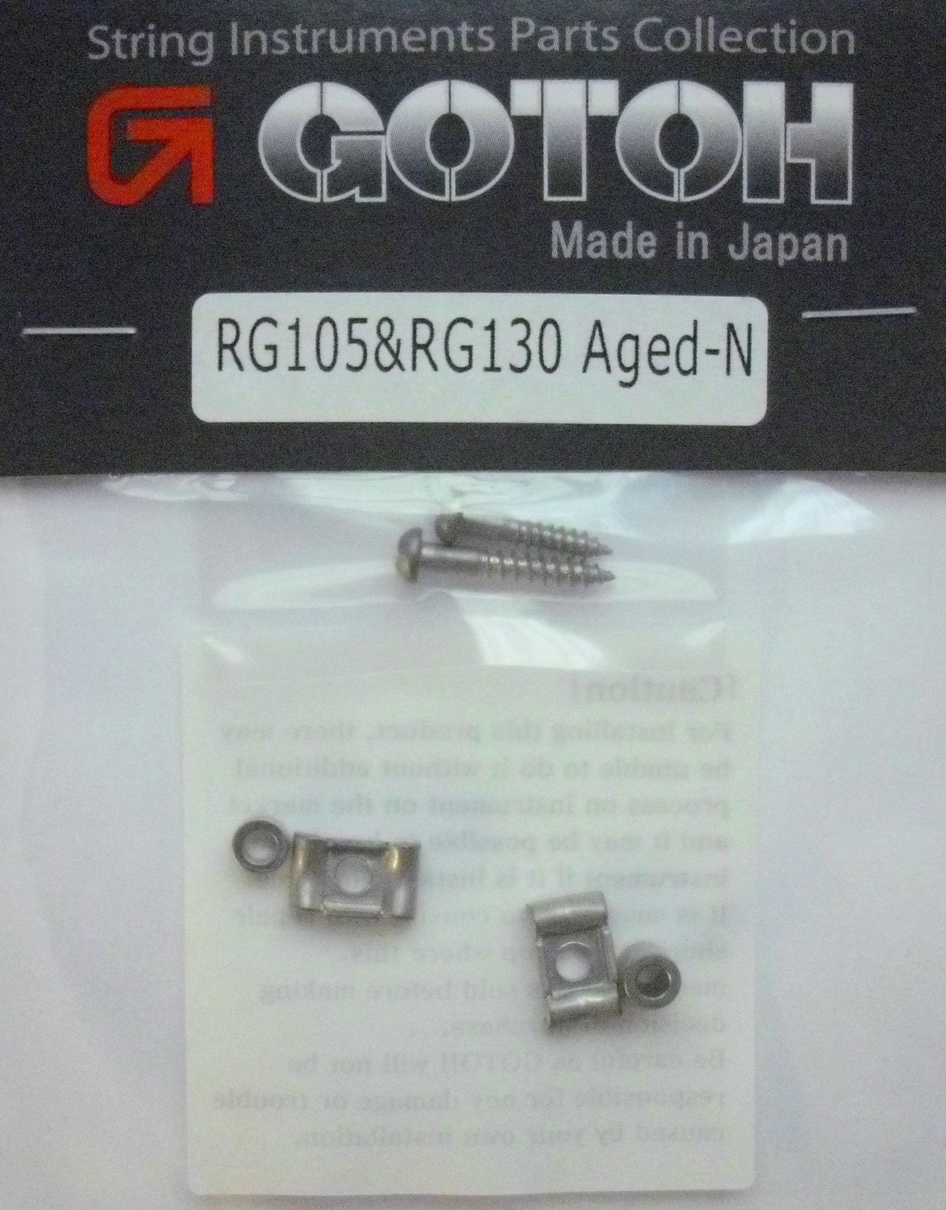 Gotoh Relic "Butterfly" Saitenniederhalter Set / Aged Nickel