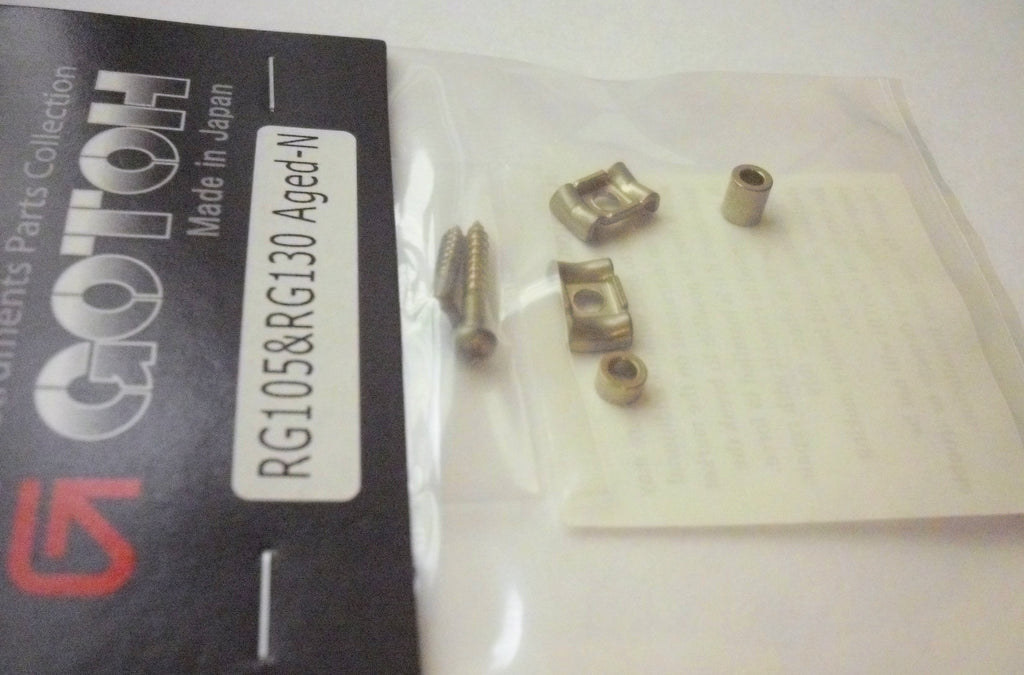 Gotoh Relic "Butterfly" Saitenniederhalter Set / Aged Nickel