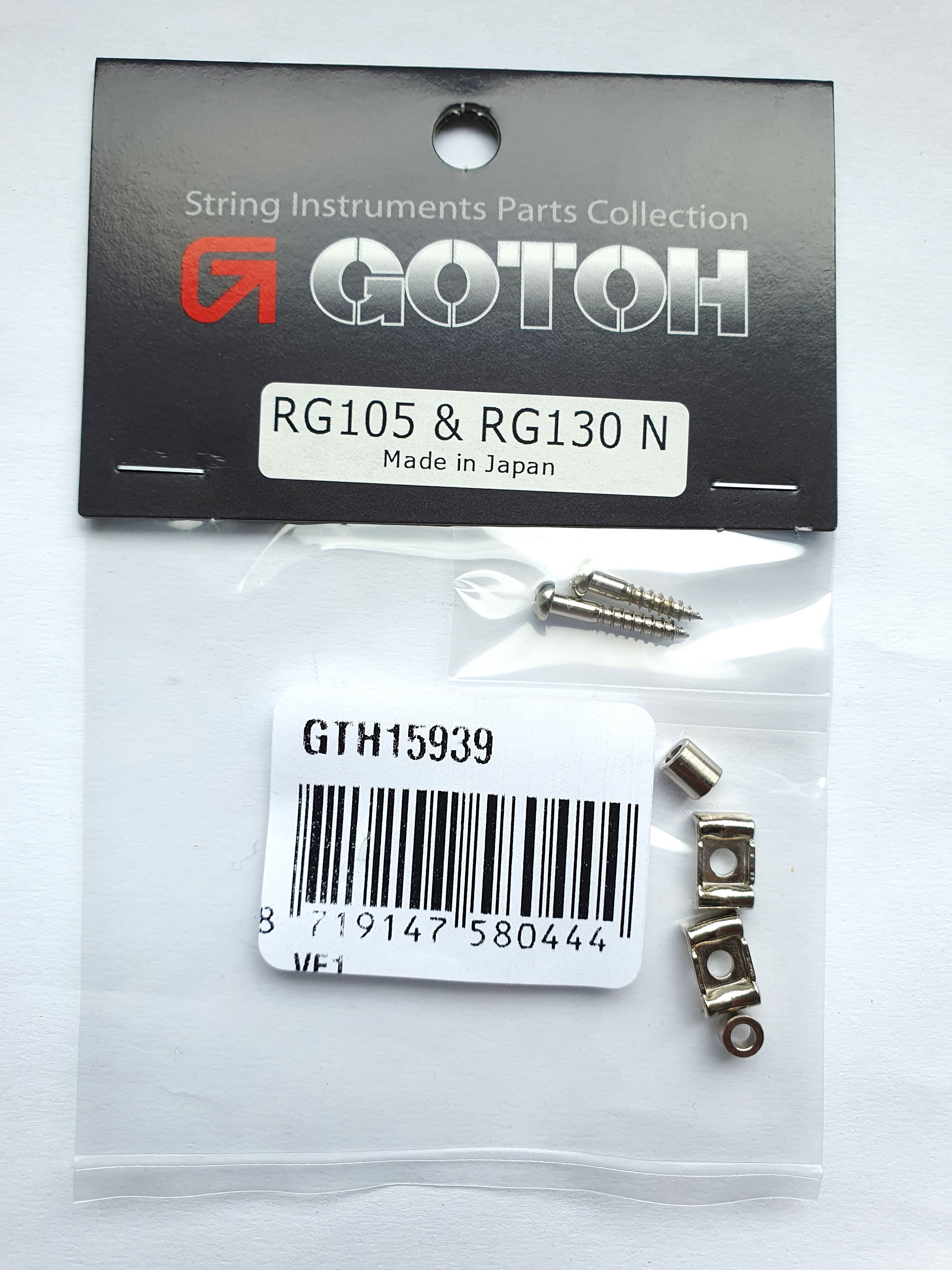 Gotoh "Butterfly" Saitenniederhalter Set / Nickel