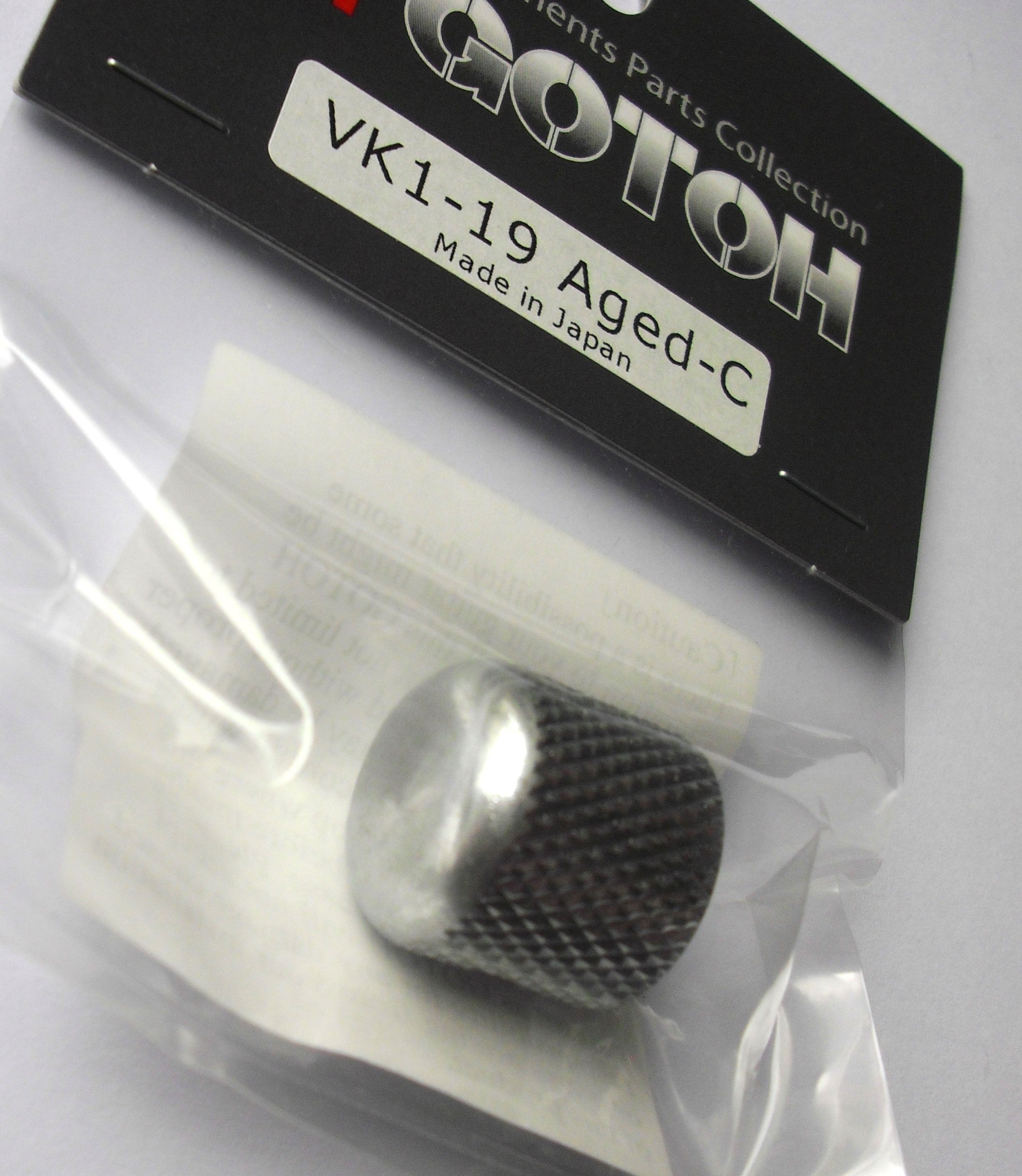 Gotoh Relic TL-Type "Dome" Potiknopf / Aged Chrom