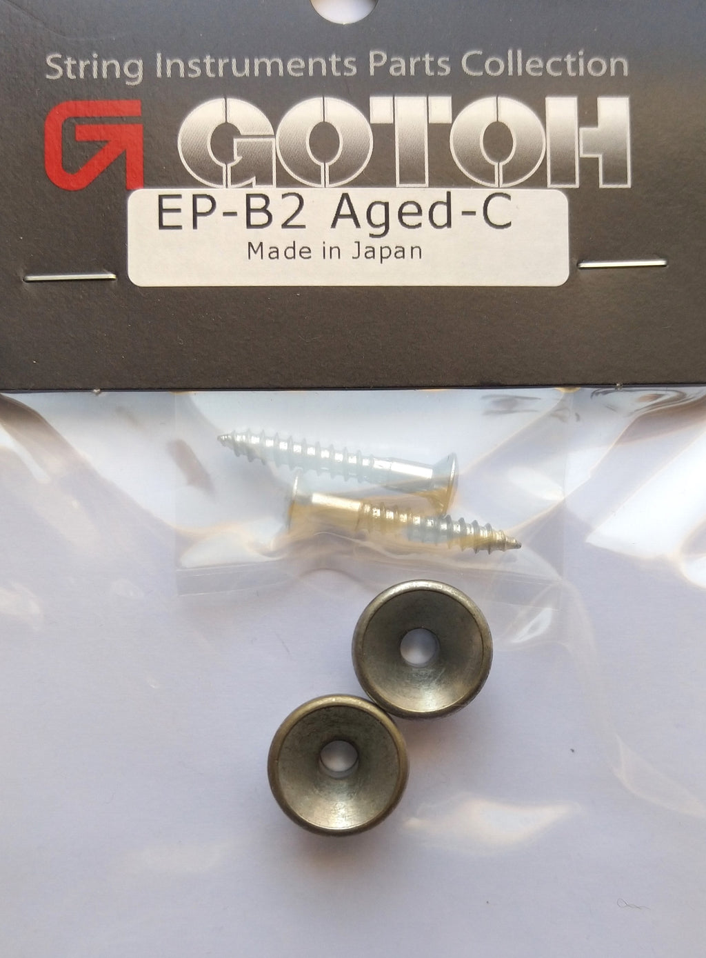 Gotoh Relic F-type Gurtknöpfe Gurtpins / Aged Chrome