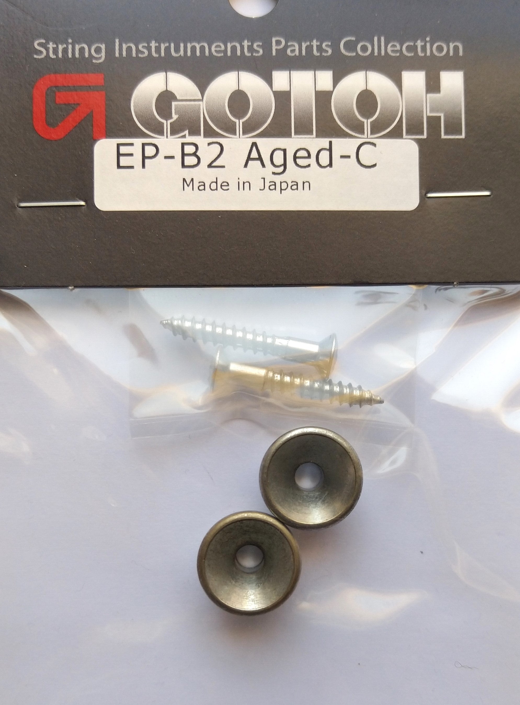 Gotoh Relic F-type Gurtknöpfe Gurtpins / Aged Chrome