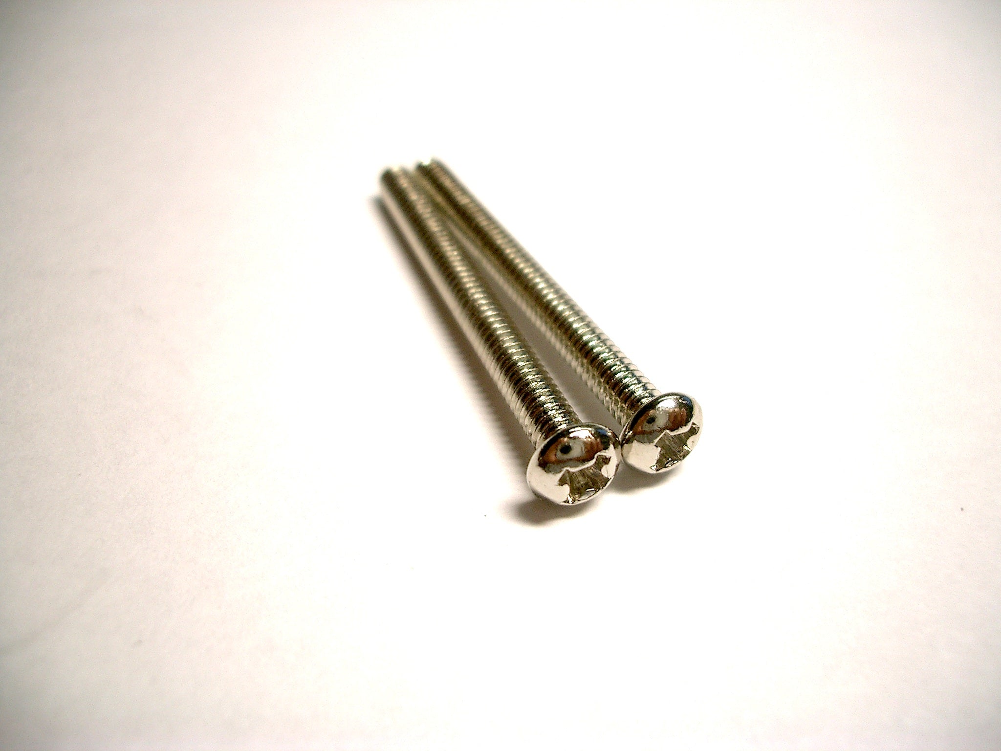 2 göldo Schrauben für Humbucker, 25mm US-Gewinde nickel