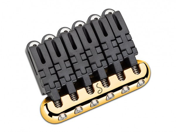 Schaller Hannes 6-string Guitar Bridge Gold