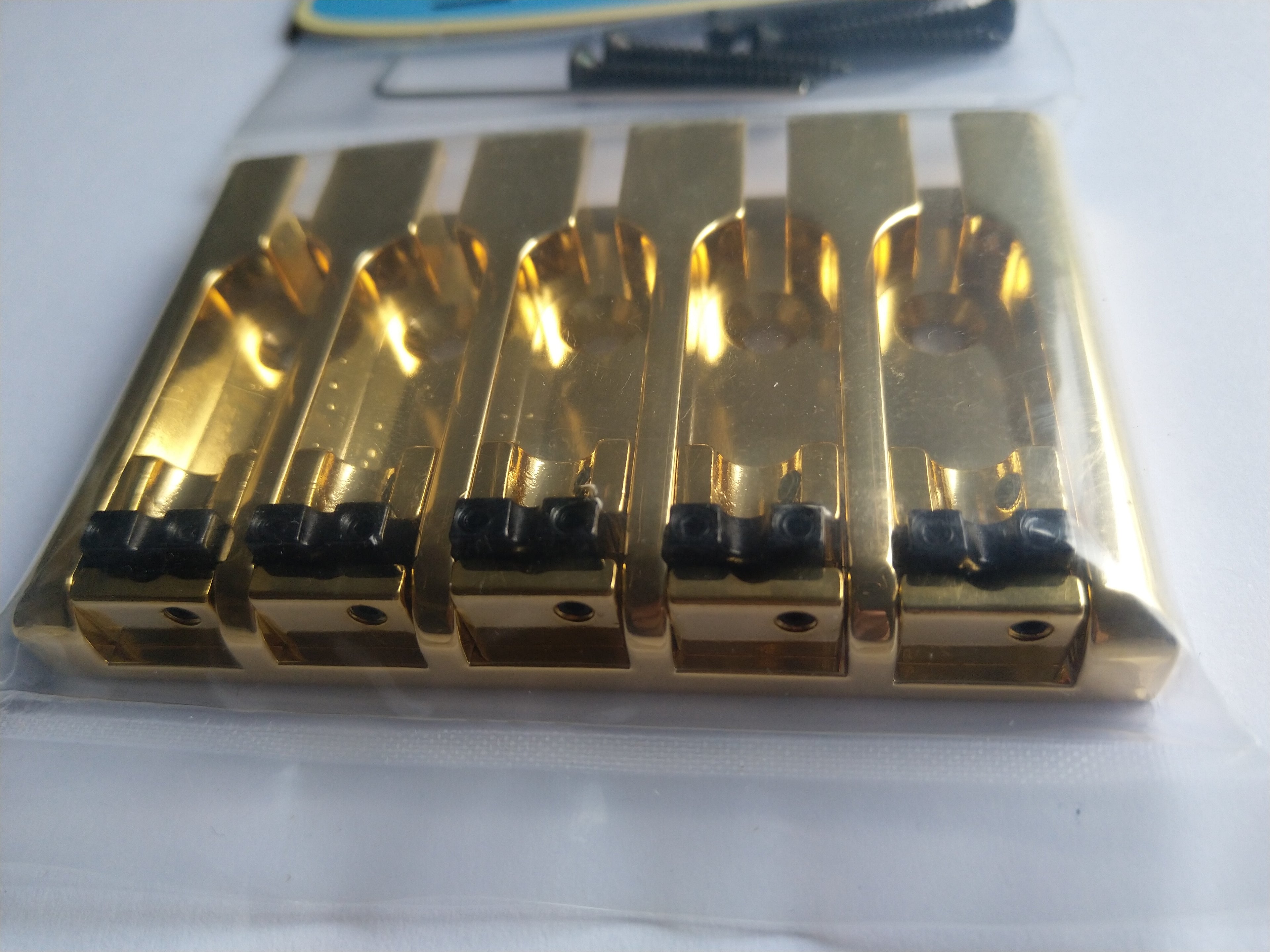göldo "Deluxe" 3D Bass-Bridge 5-string Gold